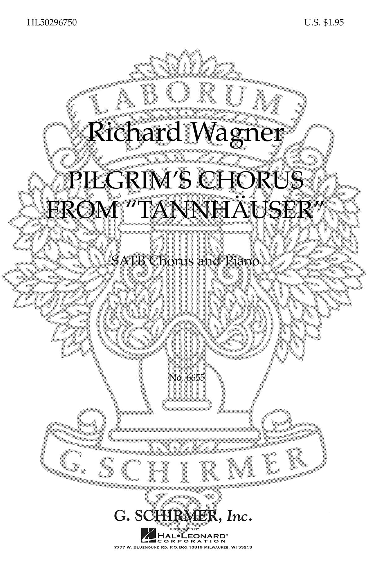 Wagner: Pilgrims' Chorus From Tannhauser Piano