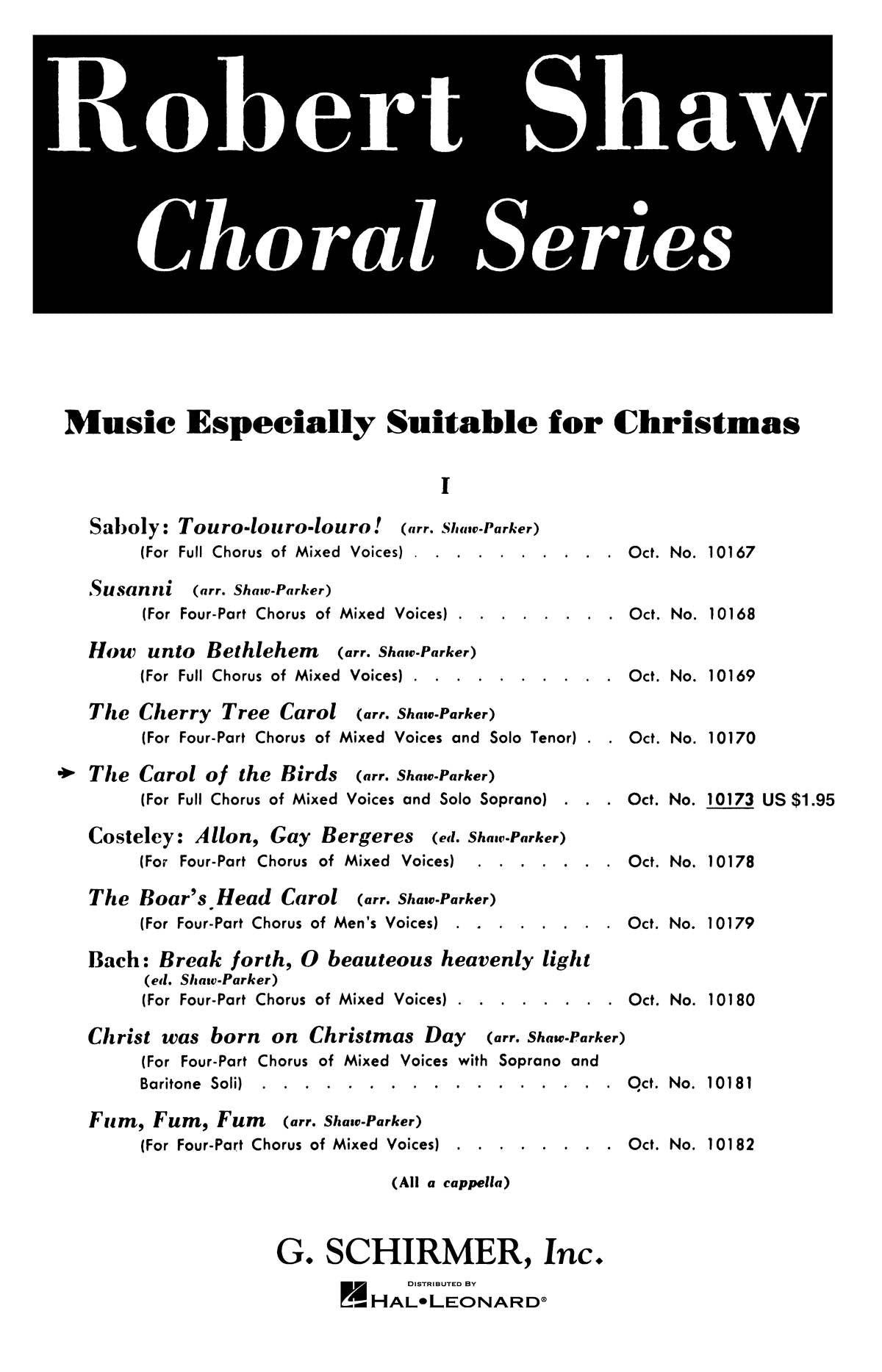 Traditional: The Carol of the Birds