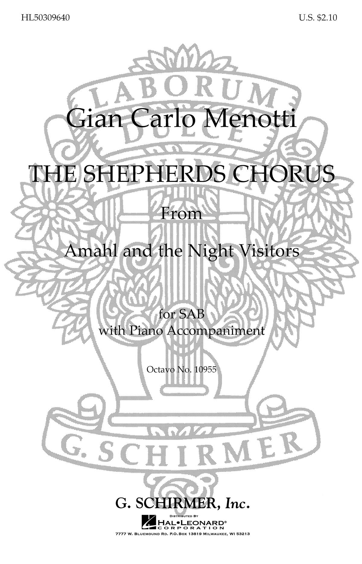 Menotti: Shepherd's Chorus