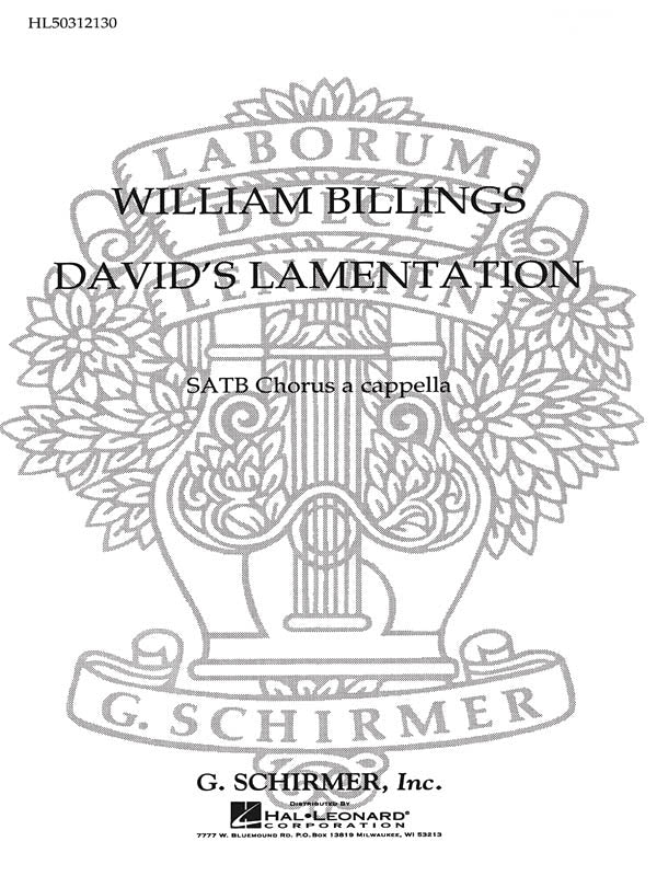 Billings: David's Lamentation