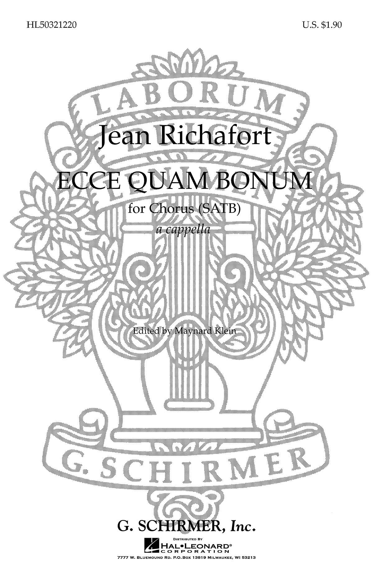 Richafort: Ecce Quam Bonum See How Good, How Right