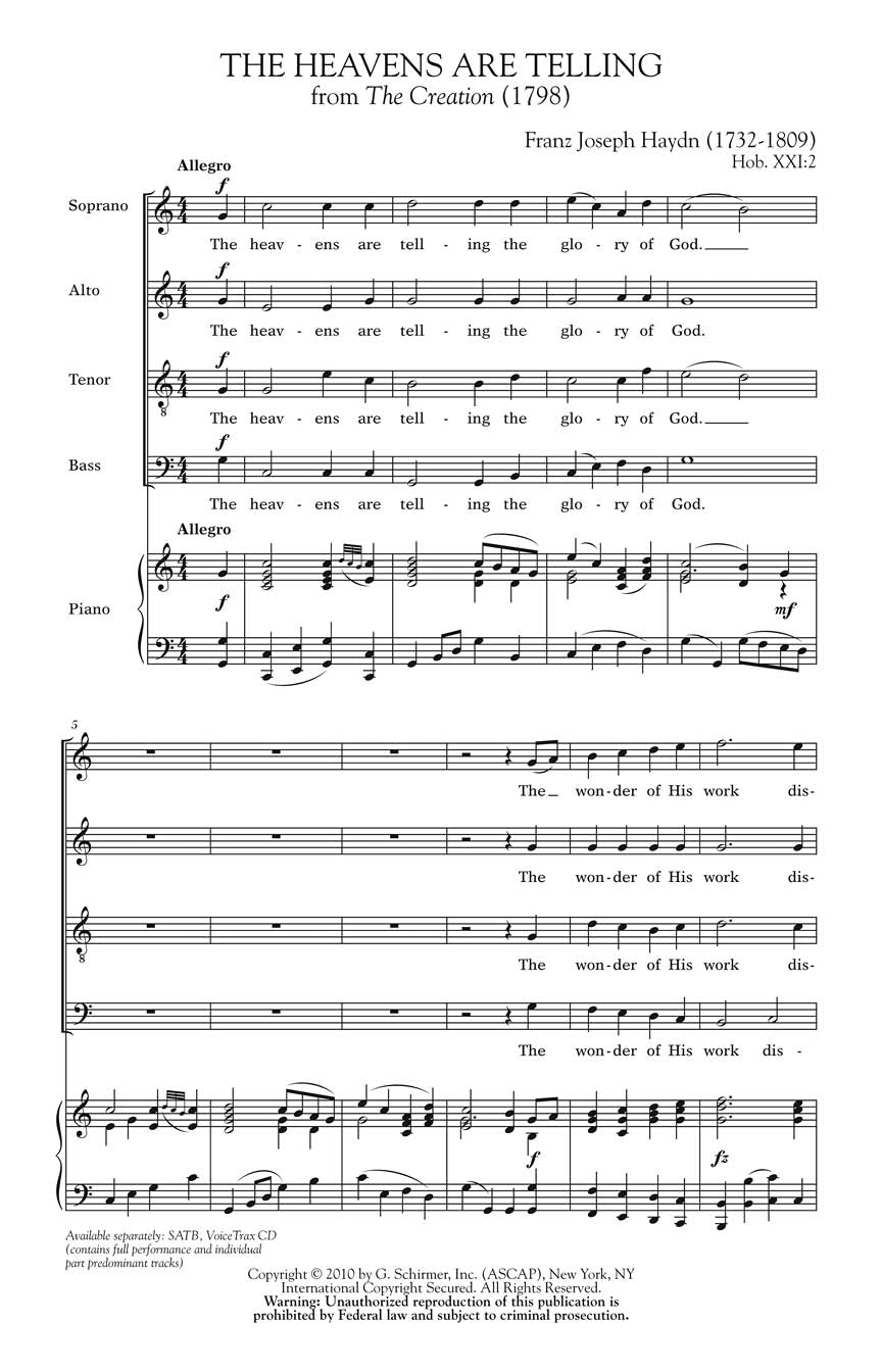 Haydn: The Heavens Are Telling