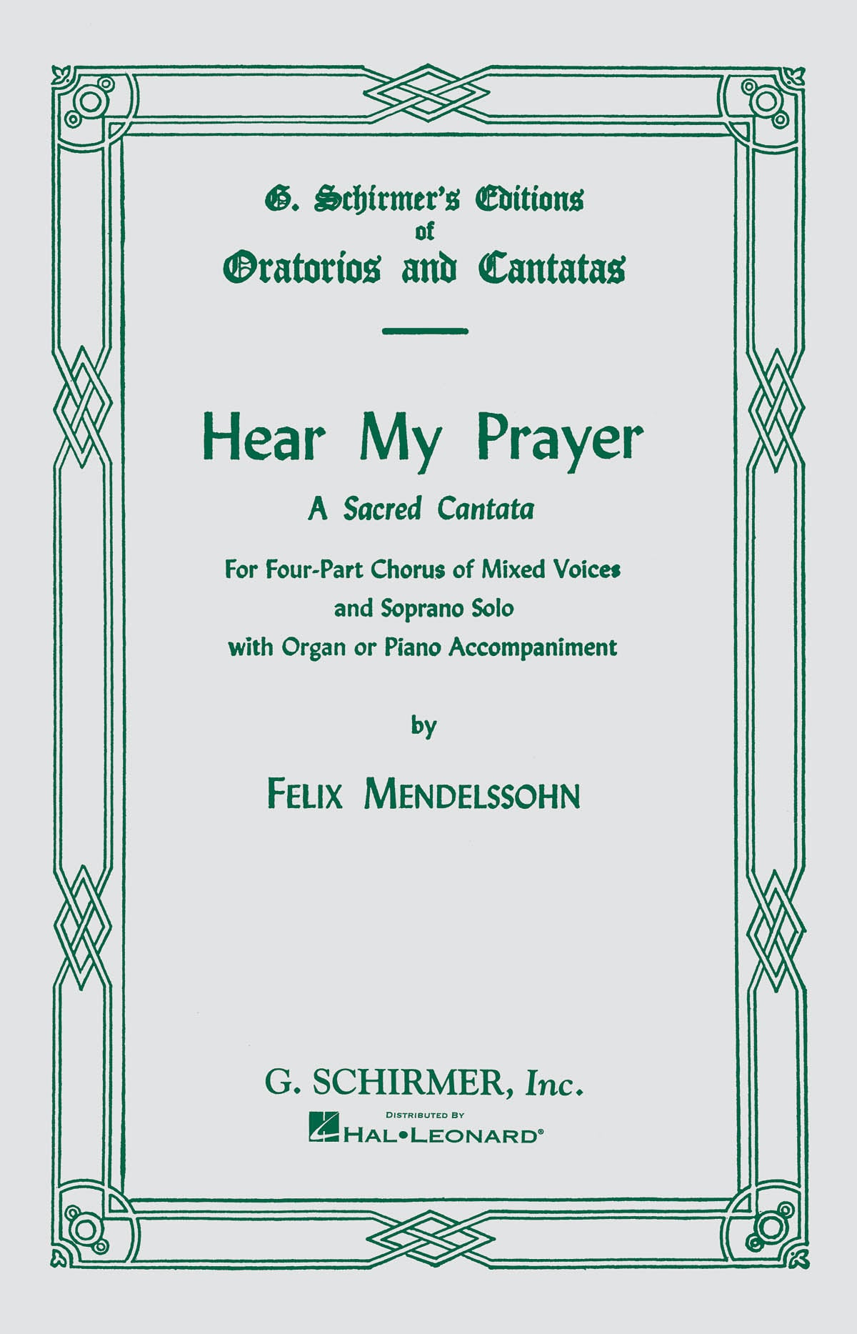 Bartholdy: Hear My Prayer - A Sacred Cantata