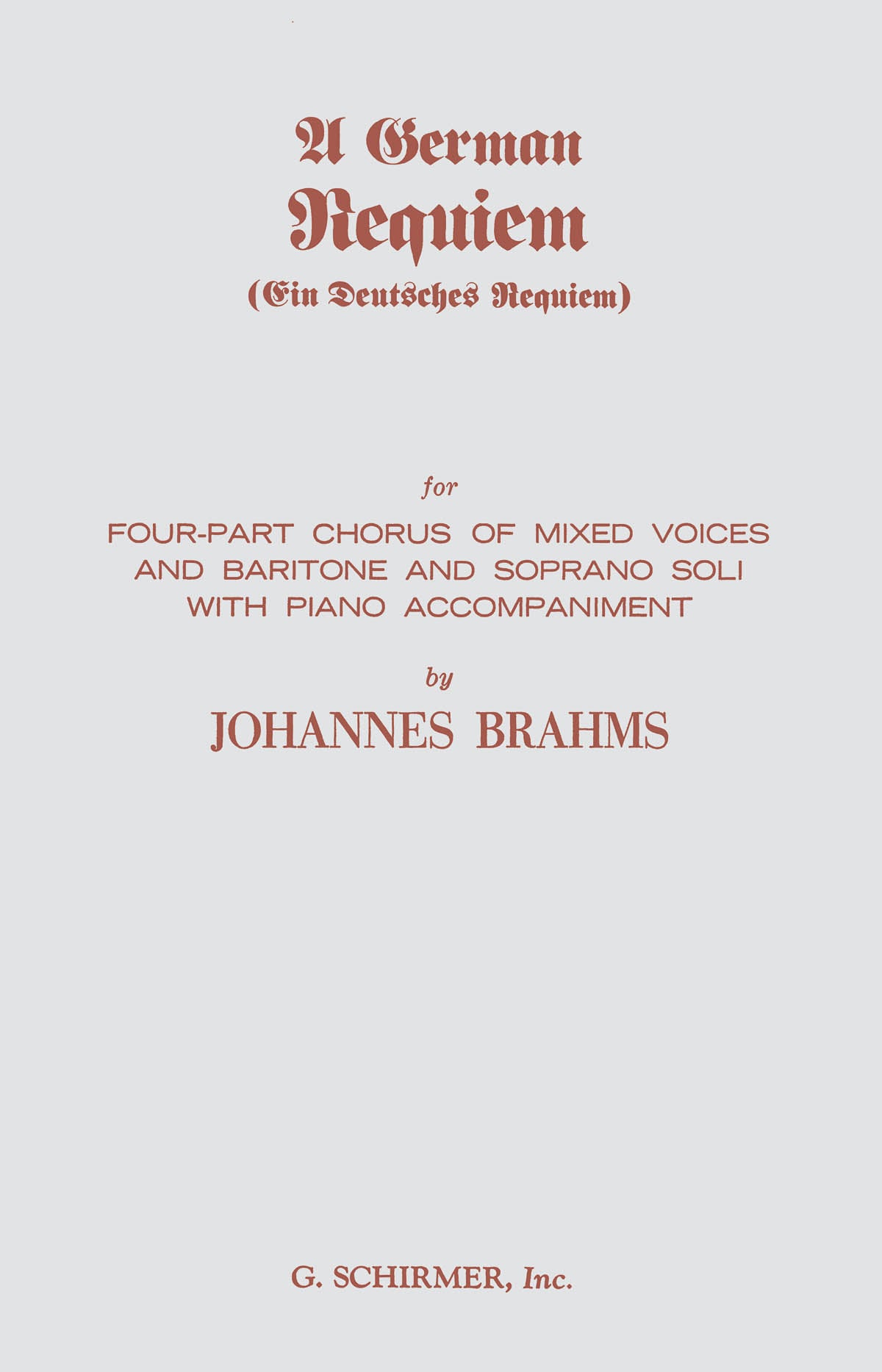 Brahms: Requiem