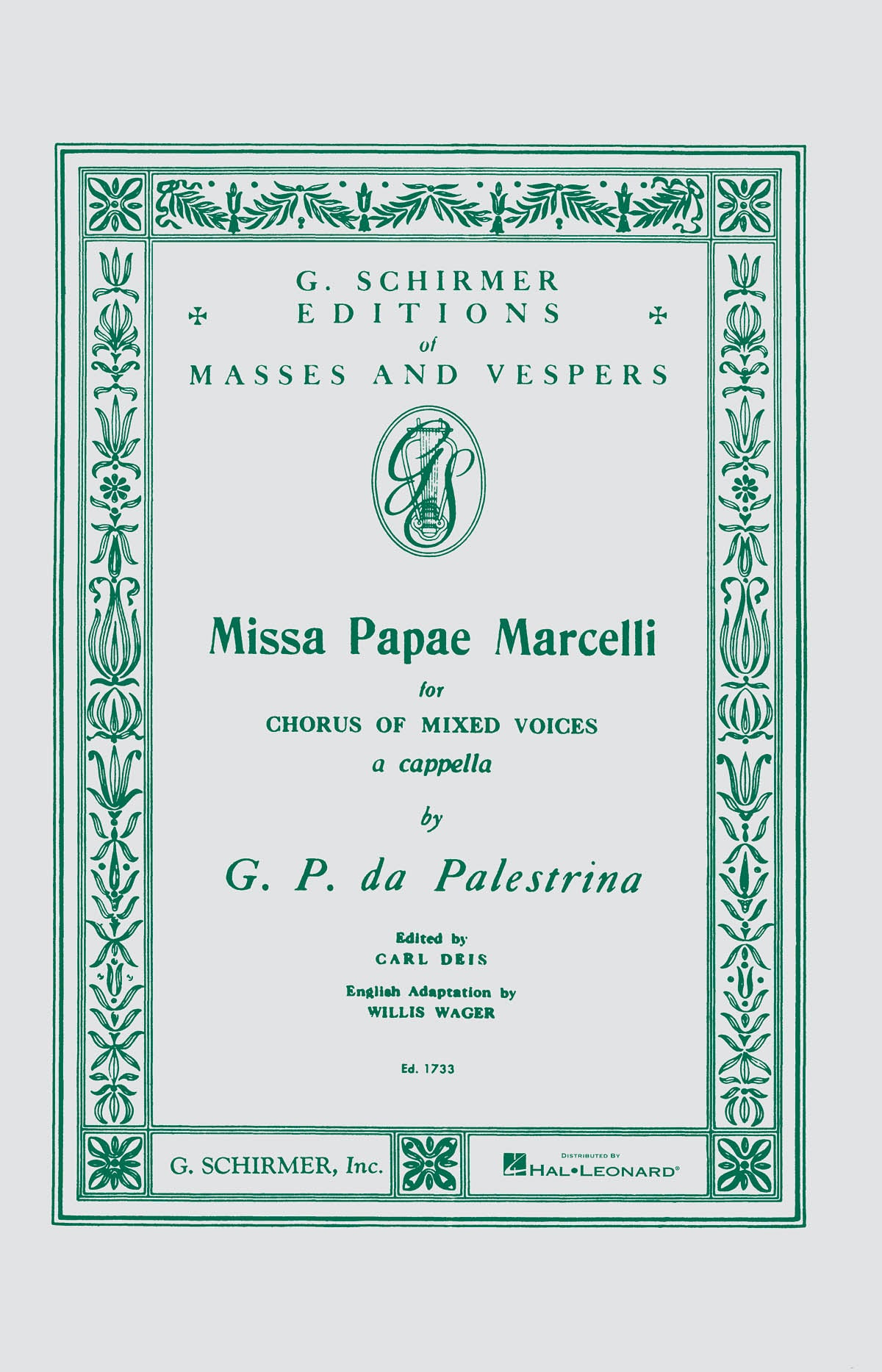 Palestrina: Missa Papae Marcelli