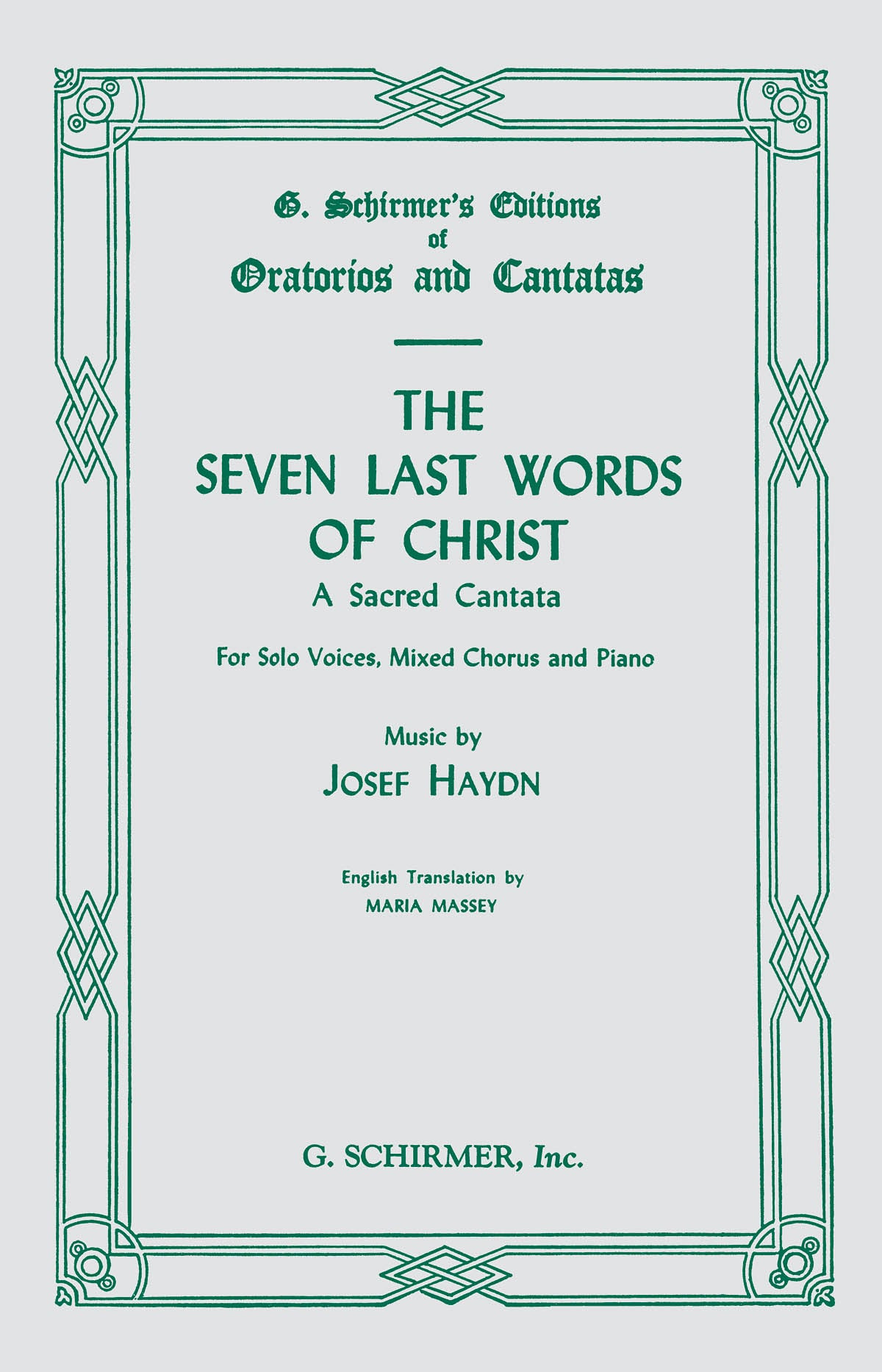 Haydn: Seven Last Words of Christ