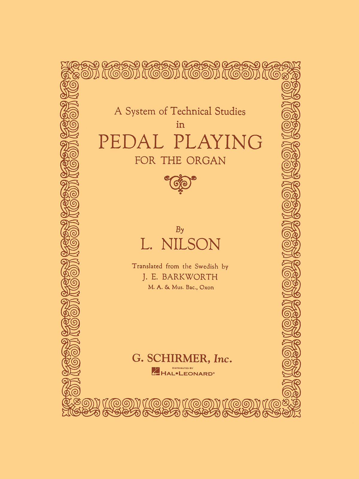Nilson: System of Technical Studies in Pedal Playing