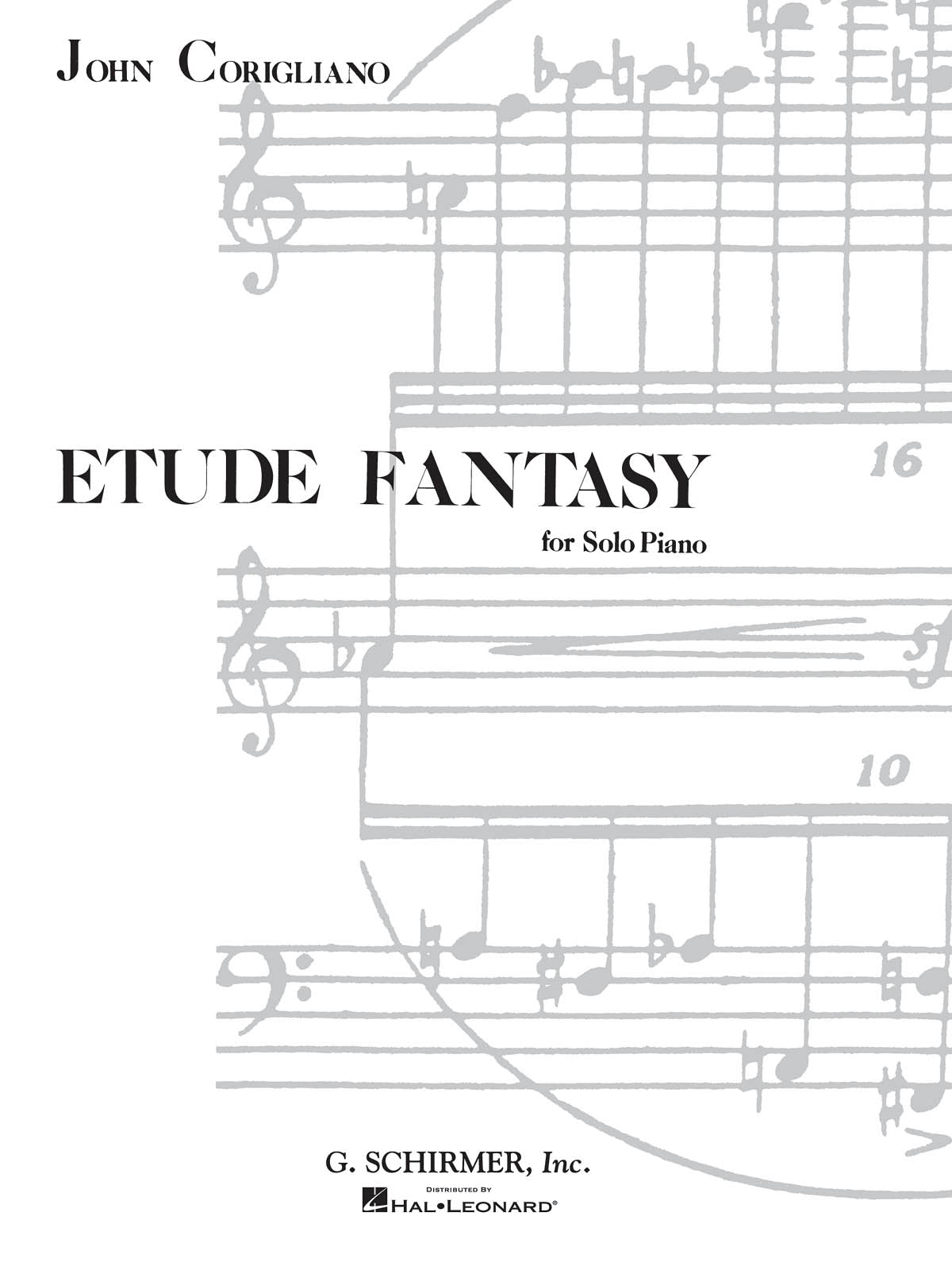 Corigliano: Etude Fantasy For Piano