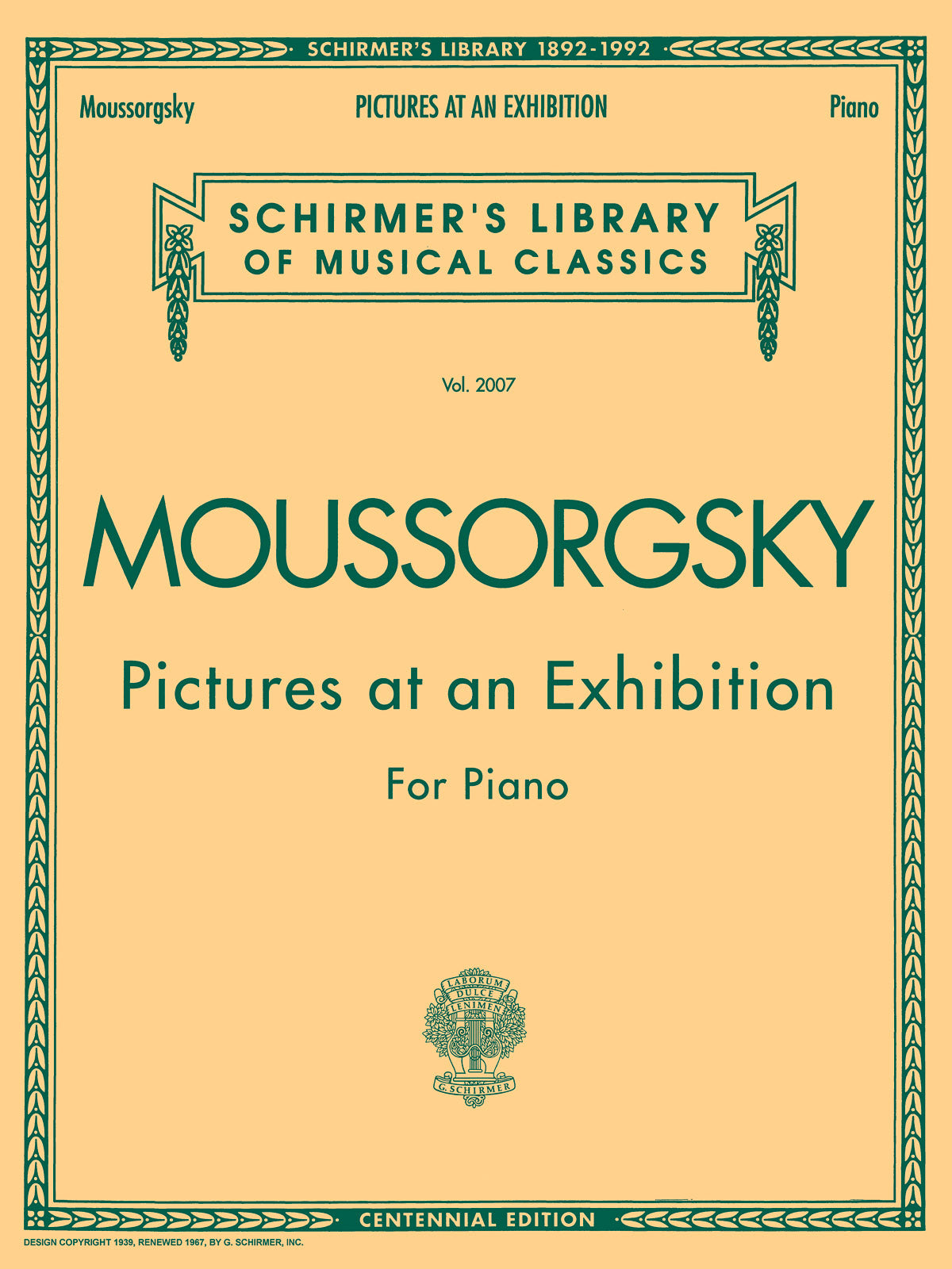 Moussorgsky: Pictures at an Exhibition (1874)