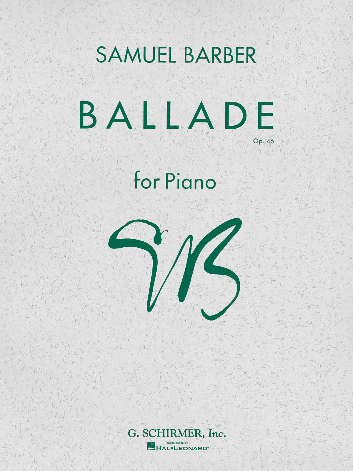 Barber: Ballade For Piano Op.46