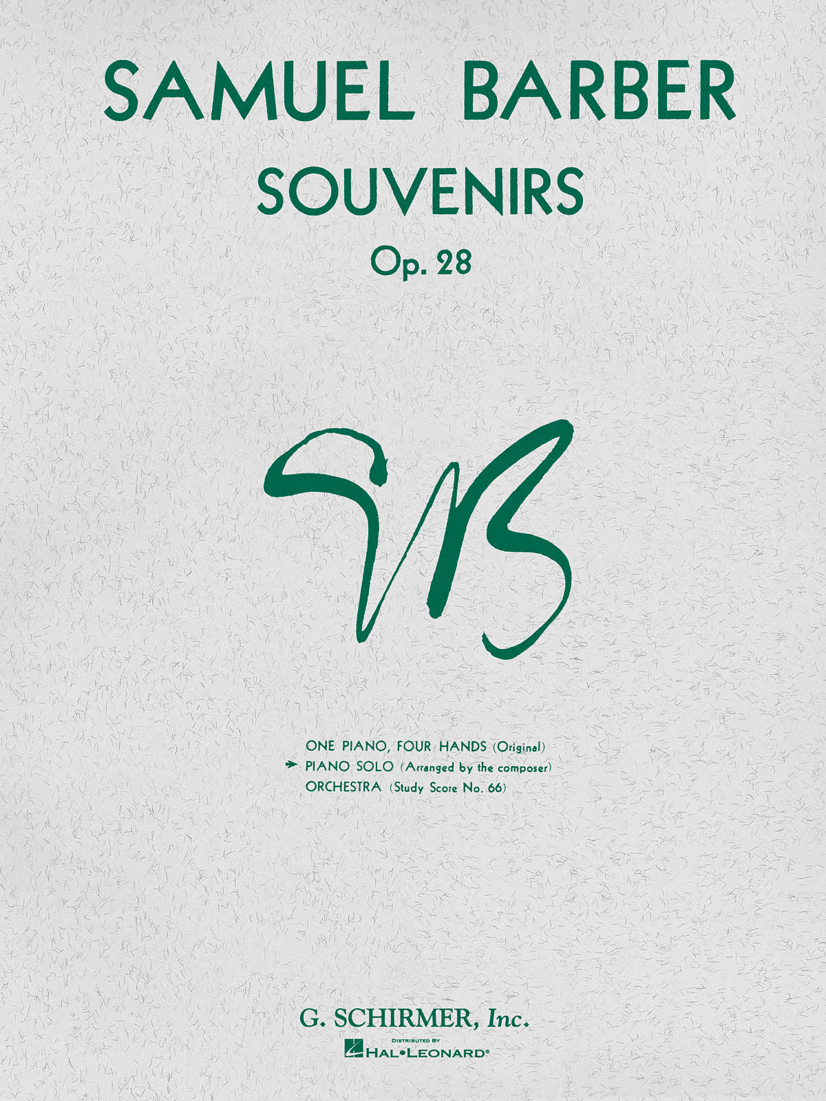 Barber: Souvenirs Opus 28
