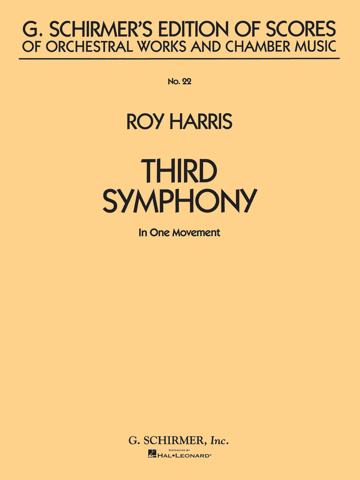 Harris: Symphony No. 3 (in 1 movement)