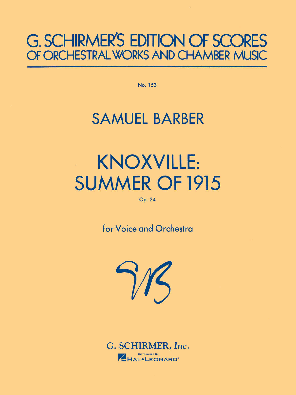 Barber: Knoxville: Summer of 1915