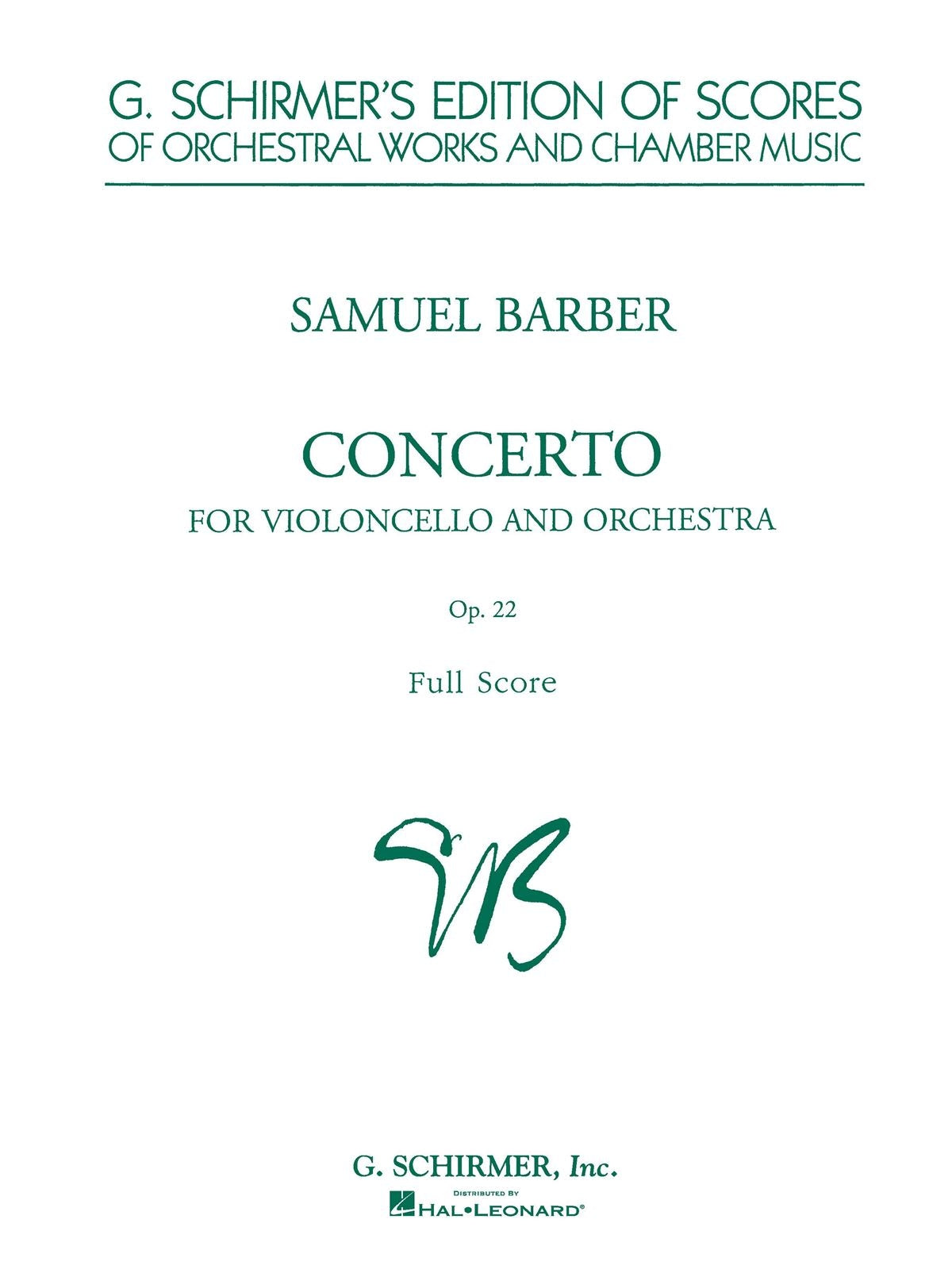 Barber: Cello Concerto, Op. 22