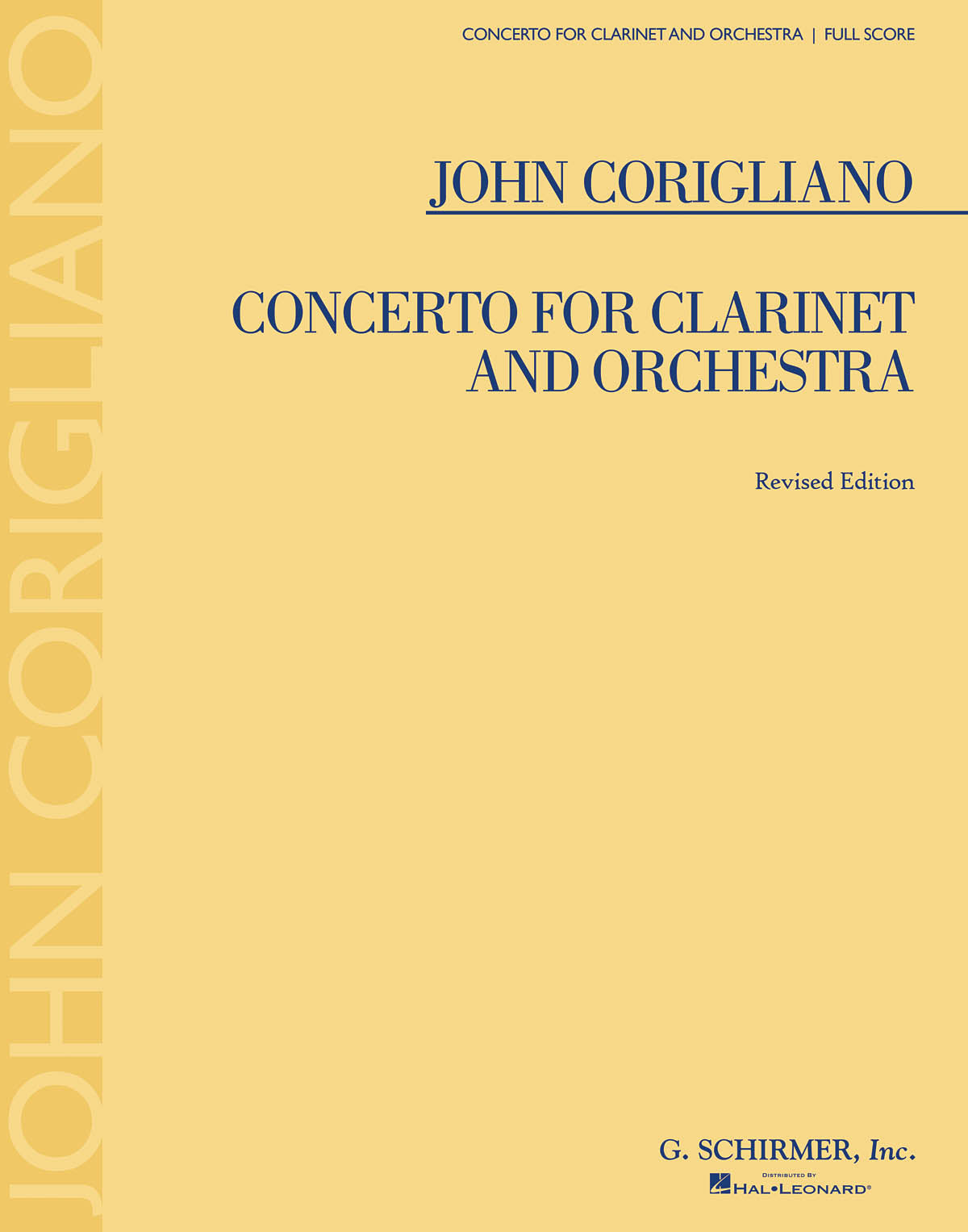Corigliano: Concerto for Clarinet and Orchestra