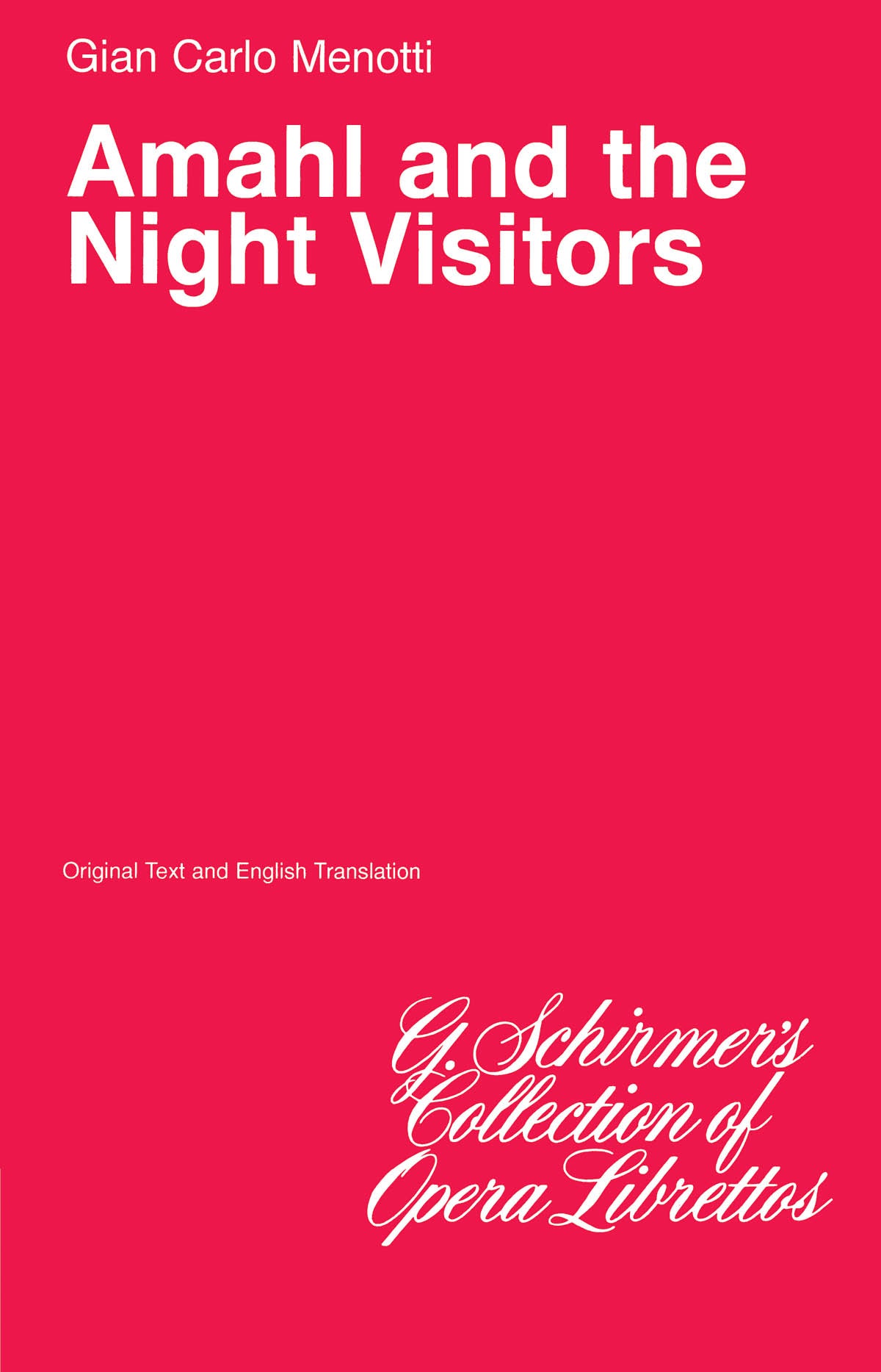 Menotti: Amahl and the Night Visitors
