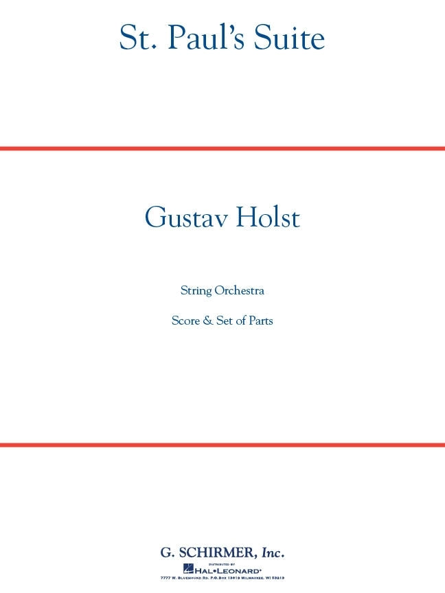 Holst: St. Paul's Suite