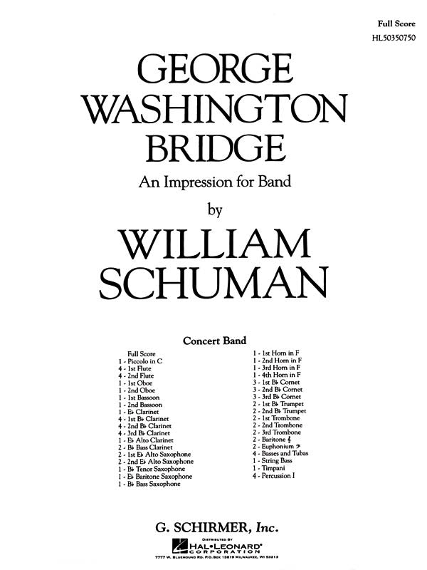 Schuman: George Washington Bridge