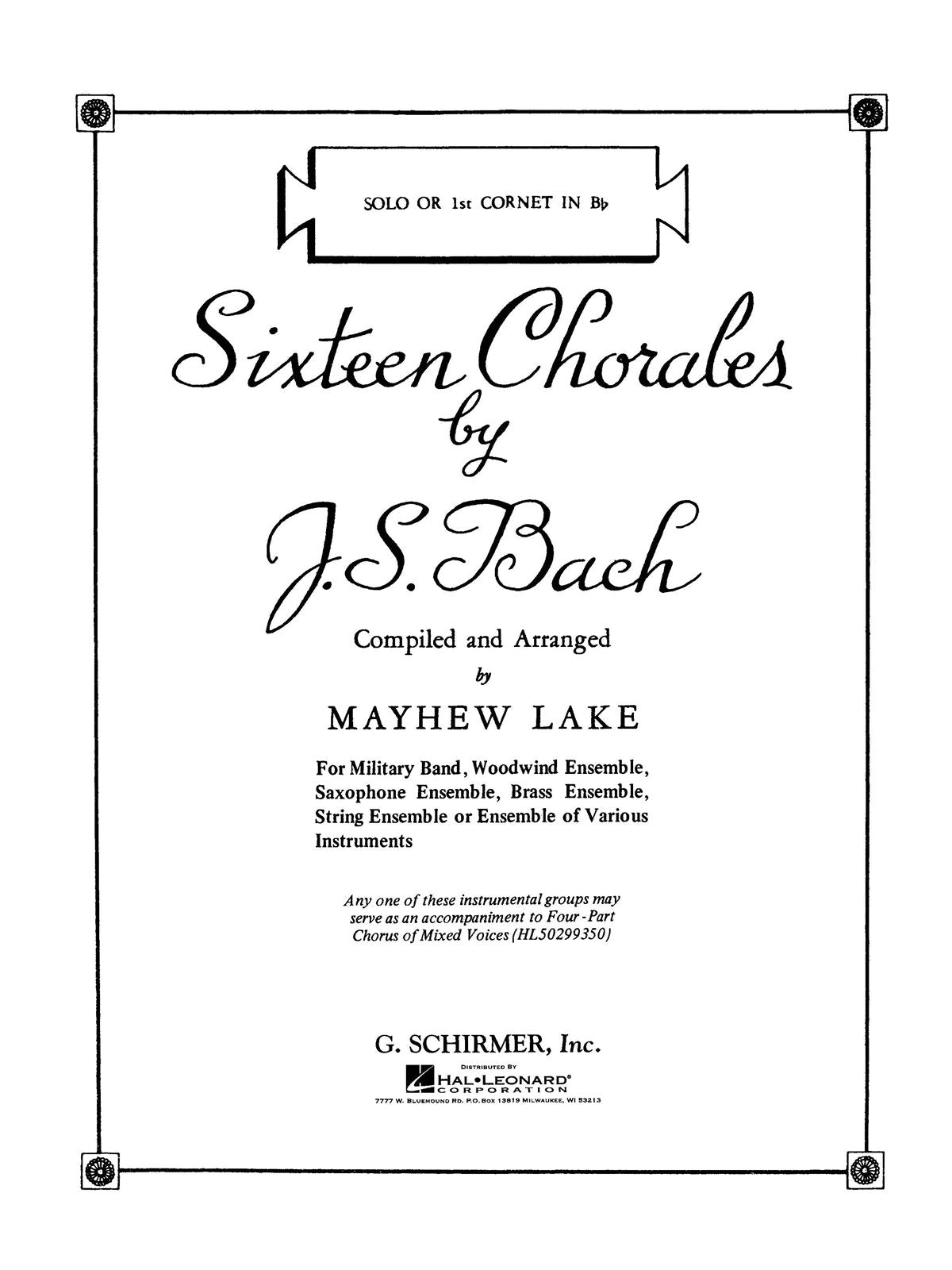 Bach: Sixteen Chorales