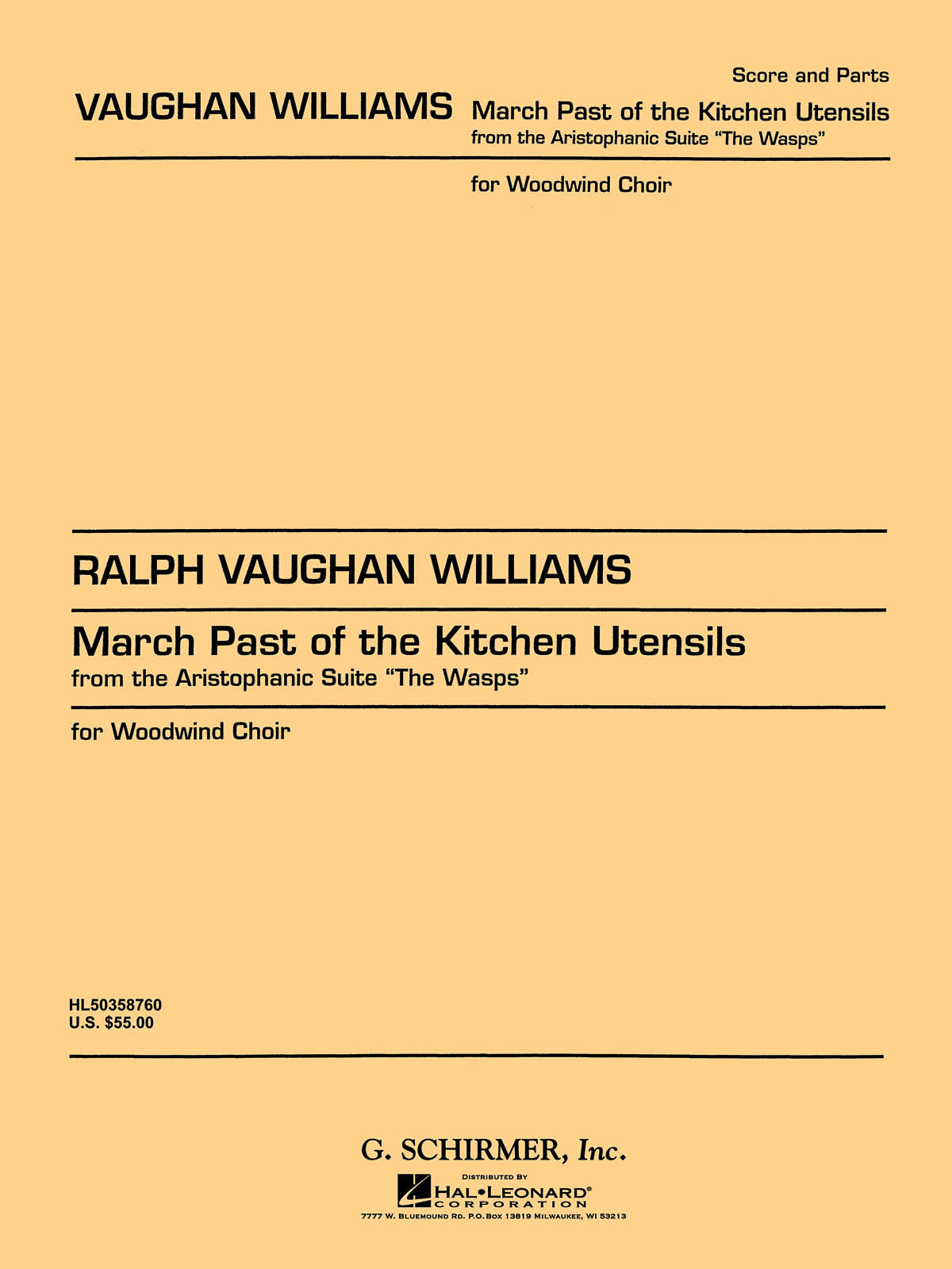 Williams: March Past of the Kitchen Utensils from The Wasps
