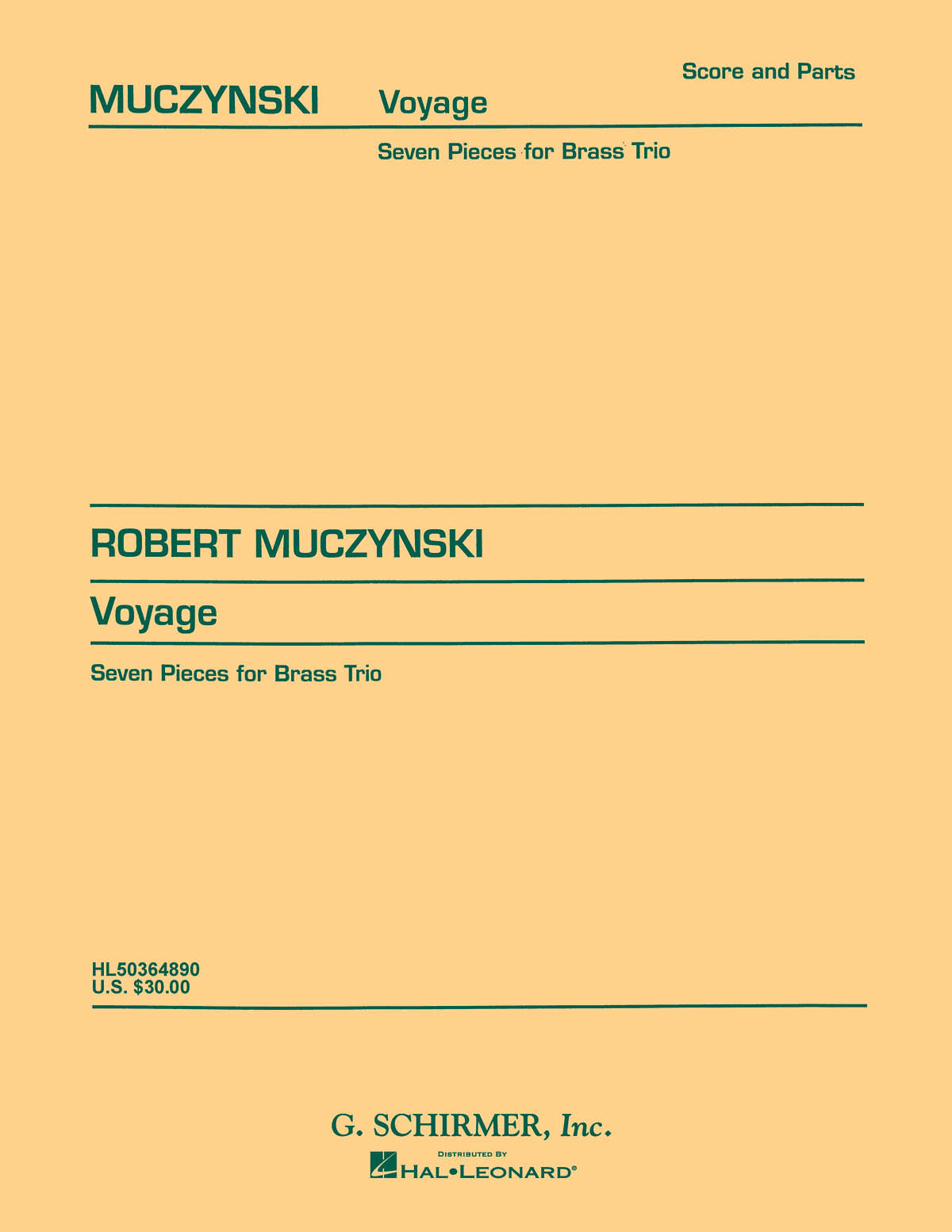 Muczynski: Voyage, Op. 27
