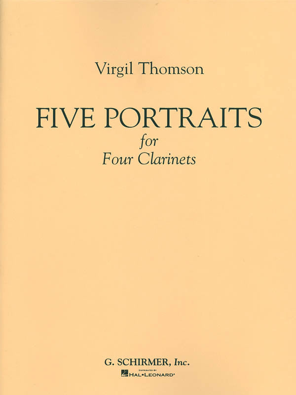 Epstein: 5 Portraits for 4 Clarinets