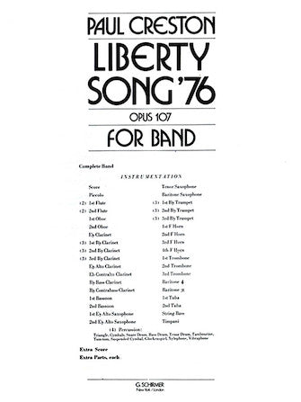 Creston: Liberty Song