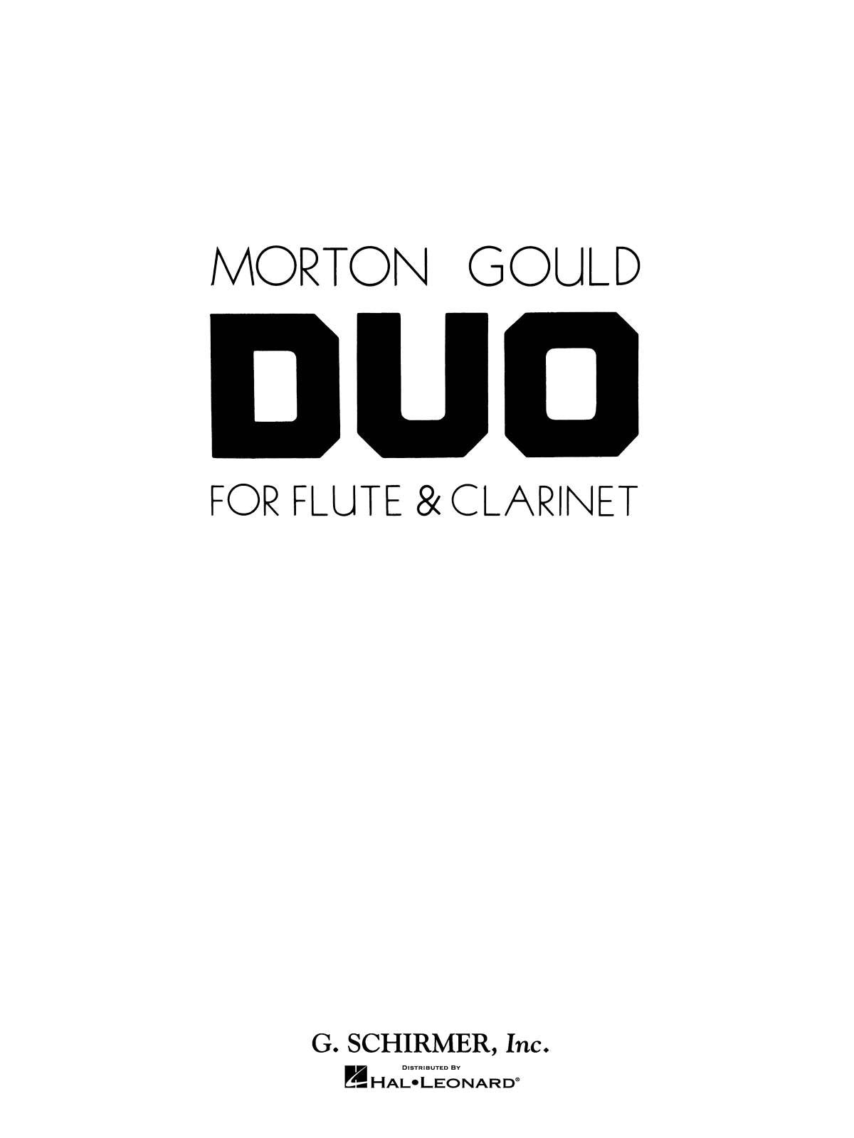 Gould: Duo