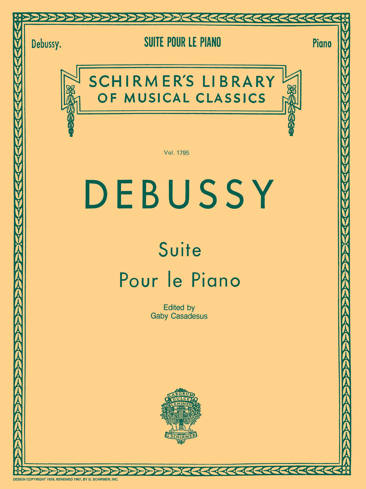 Debussy: Suite pour le Piano