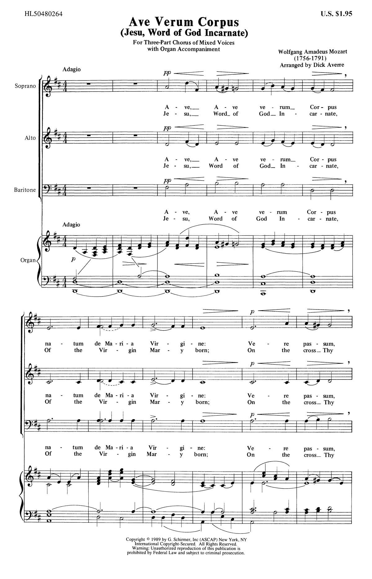 Mozart: Ave Verum Corpus