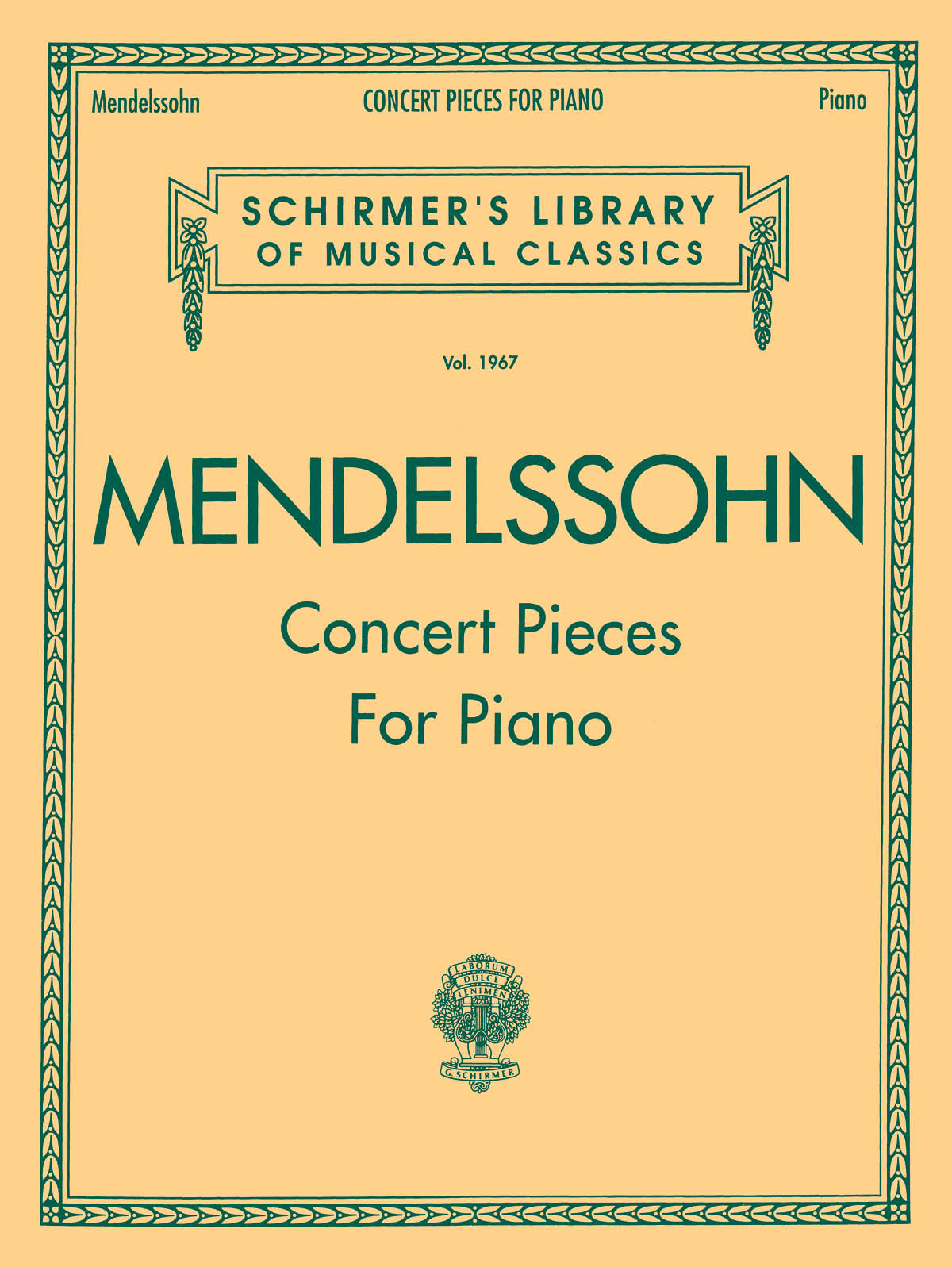 Bartholdy: Concert Pieces For Piano