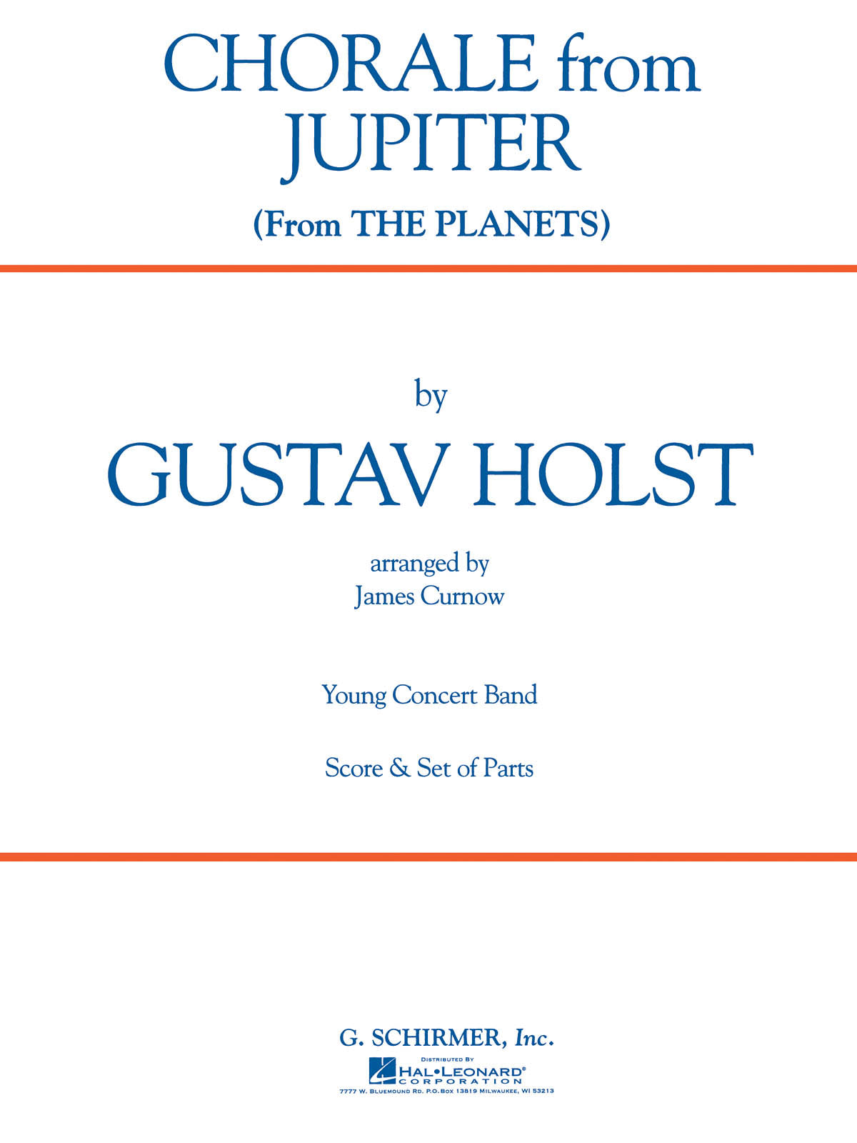 Holst: Chorale from Jupiter (from The Planets)
