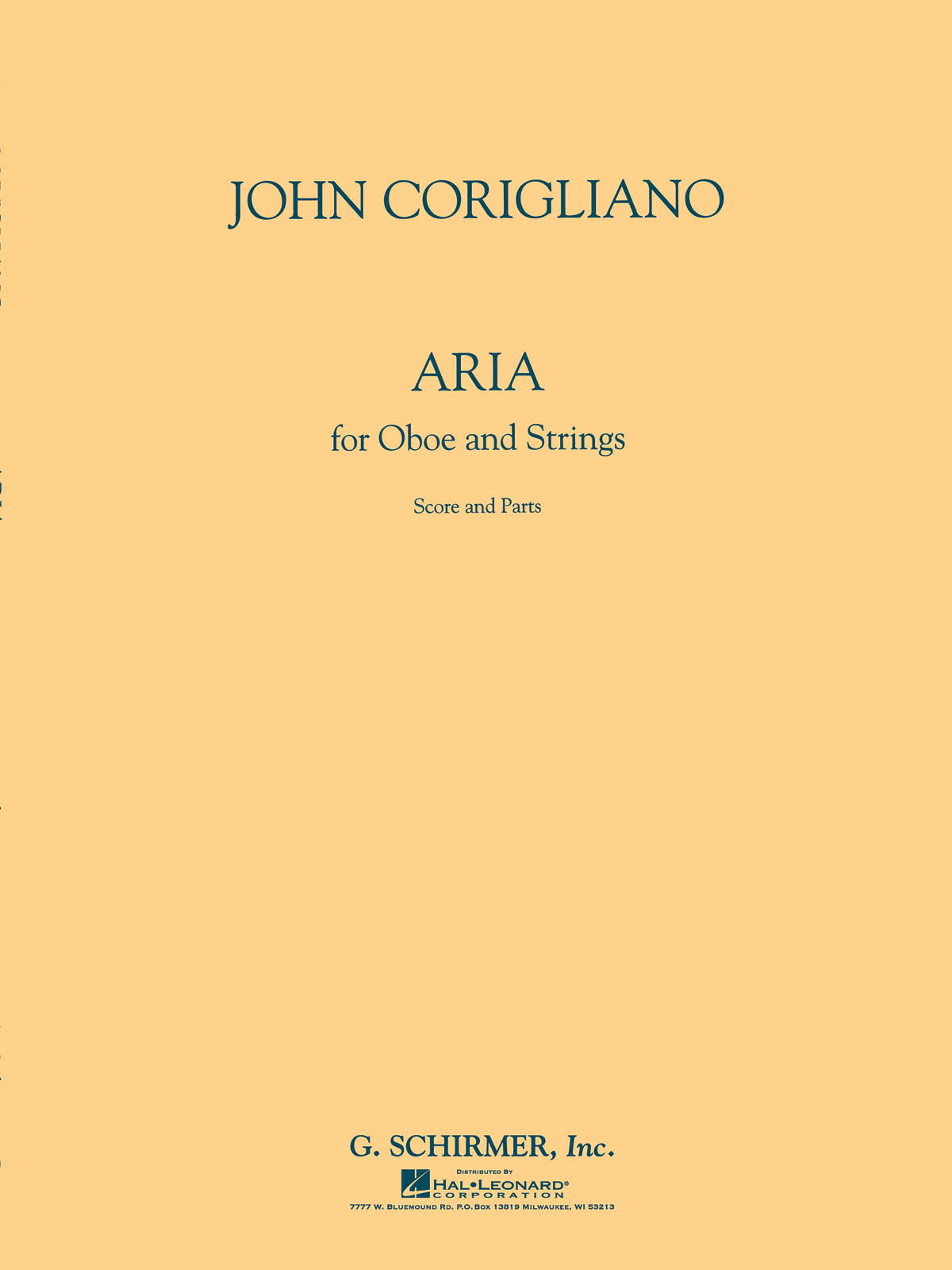 Corigliano: Aria for Oboe and Strings
