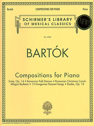 Bartók: Compositions for Piano
