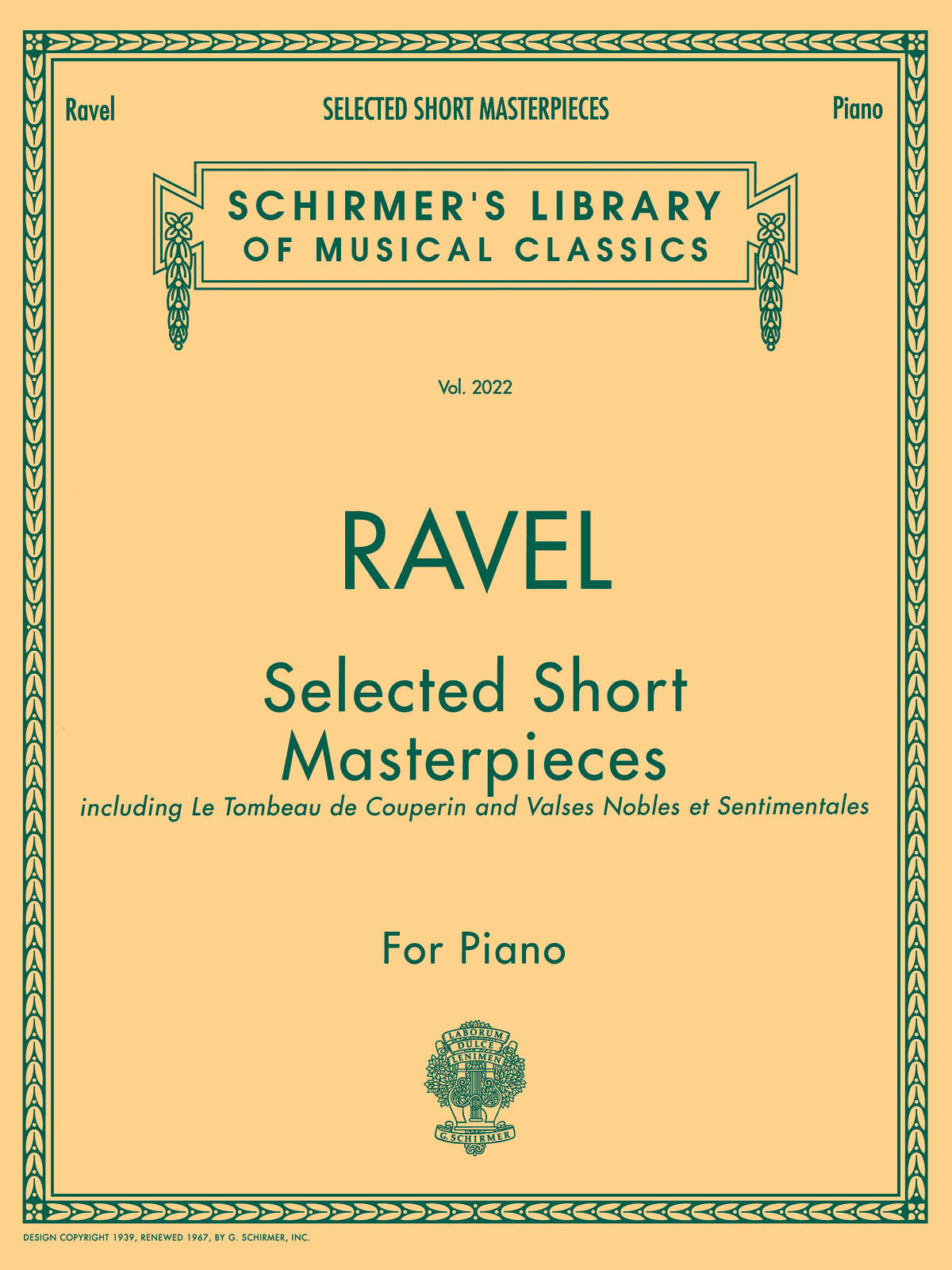Ravel: Selected Short Masterpieces