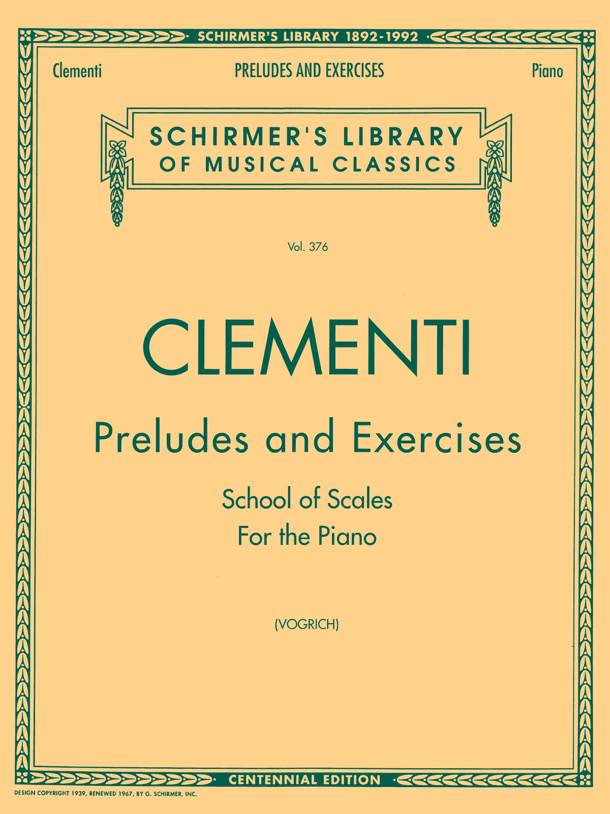Clementi: Preludes and Exercises School of Scales