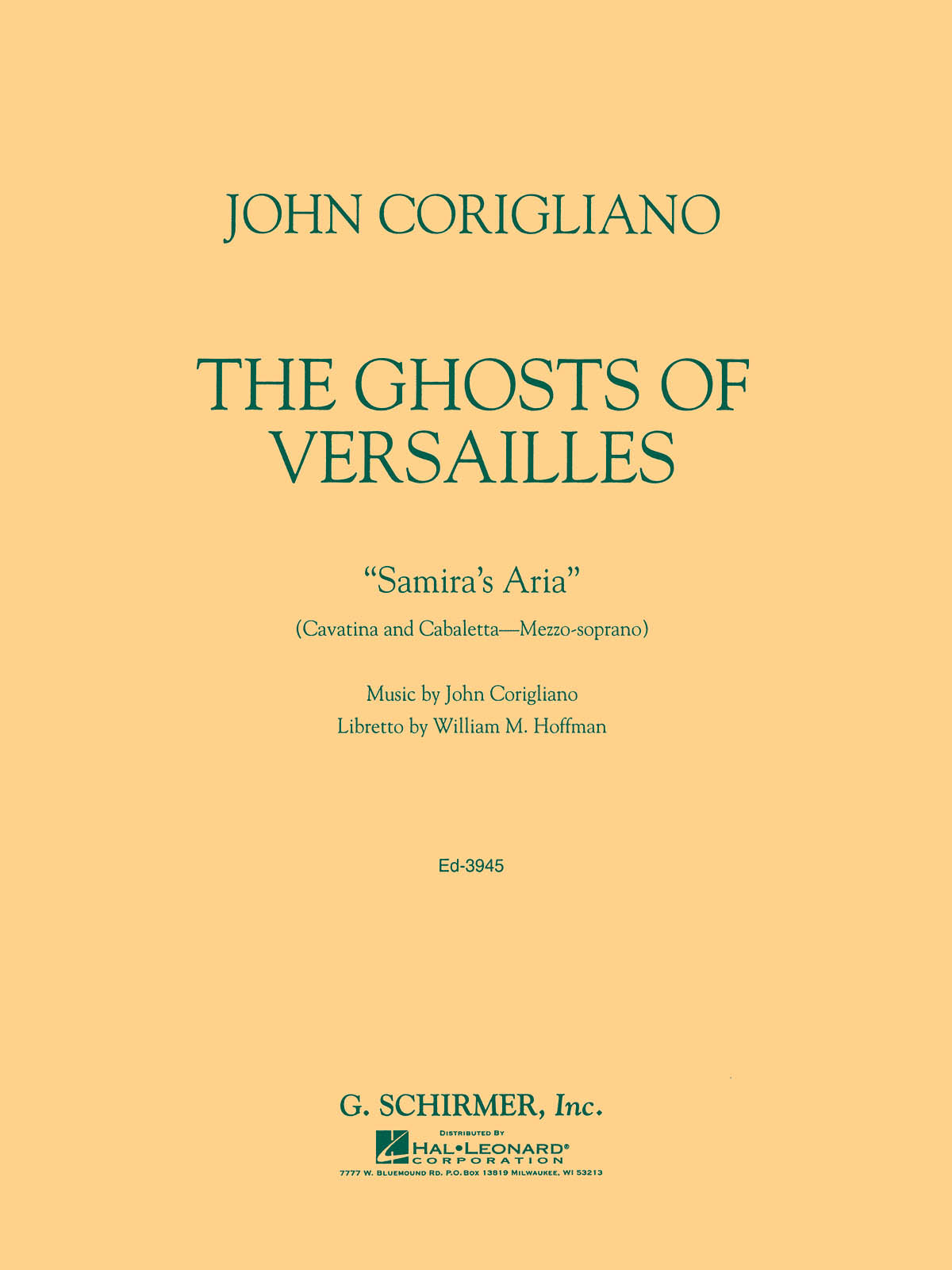 Corigliano: Samira's Aria