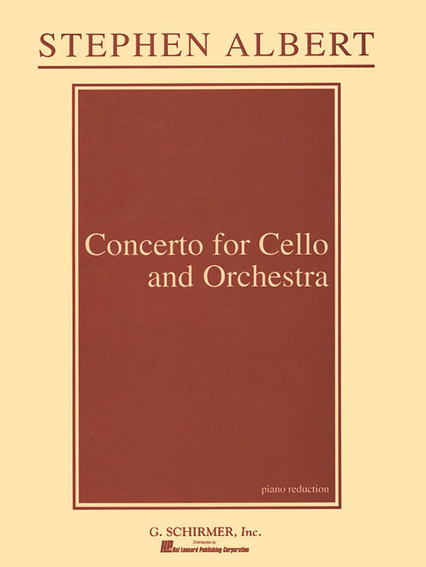 Albert: Concerto for Cello and Orchestra