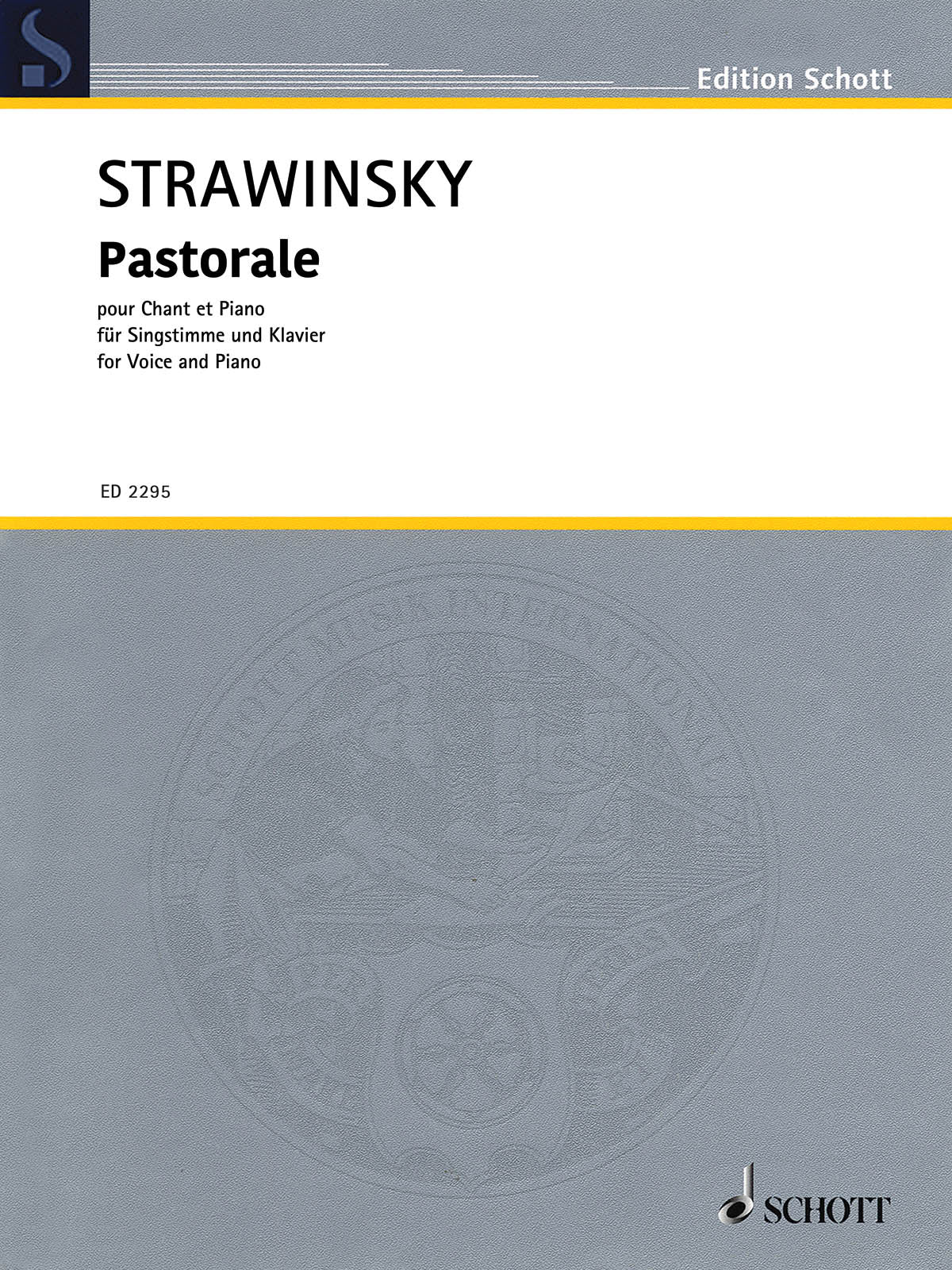 Stravinsky: Pastorale