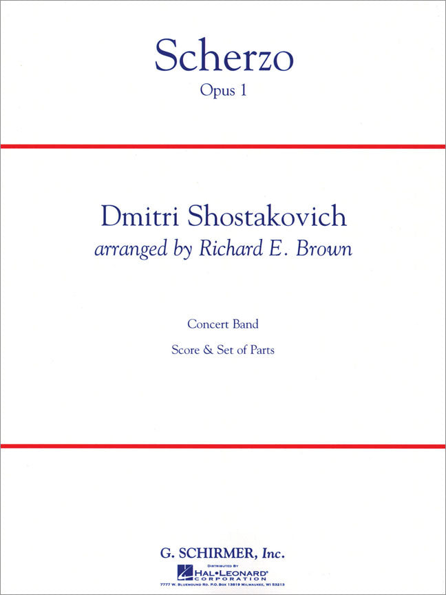 Scherzo Op. 1 Full Score
