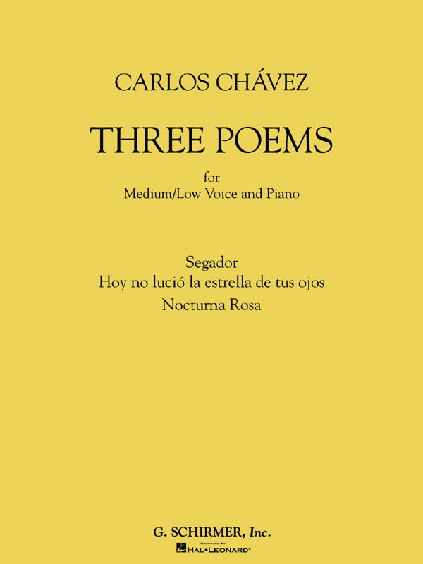 Chàvez: Three Poems