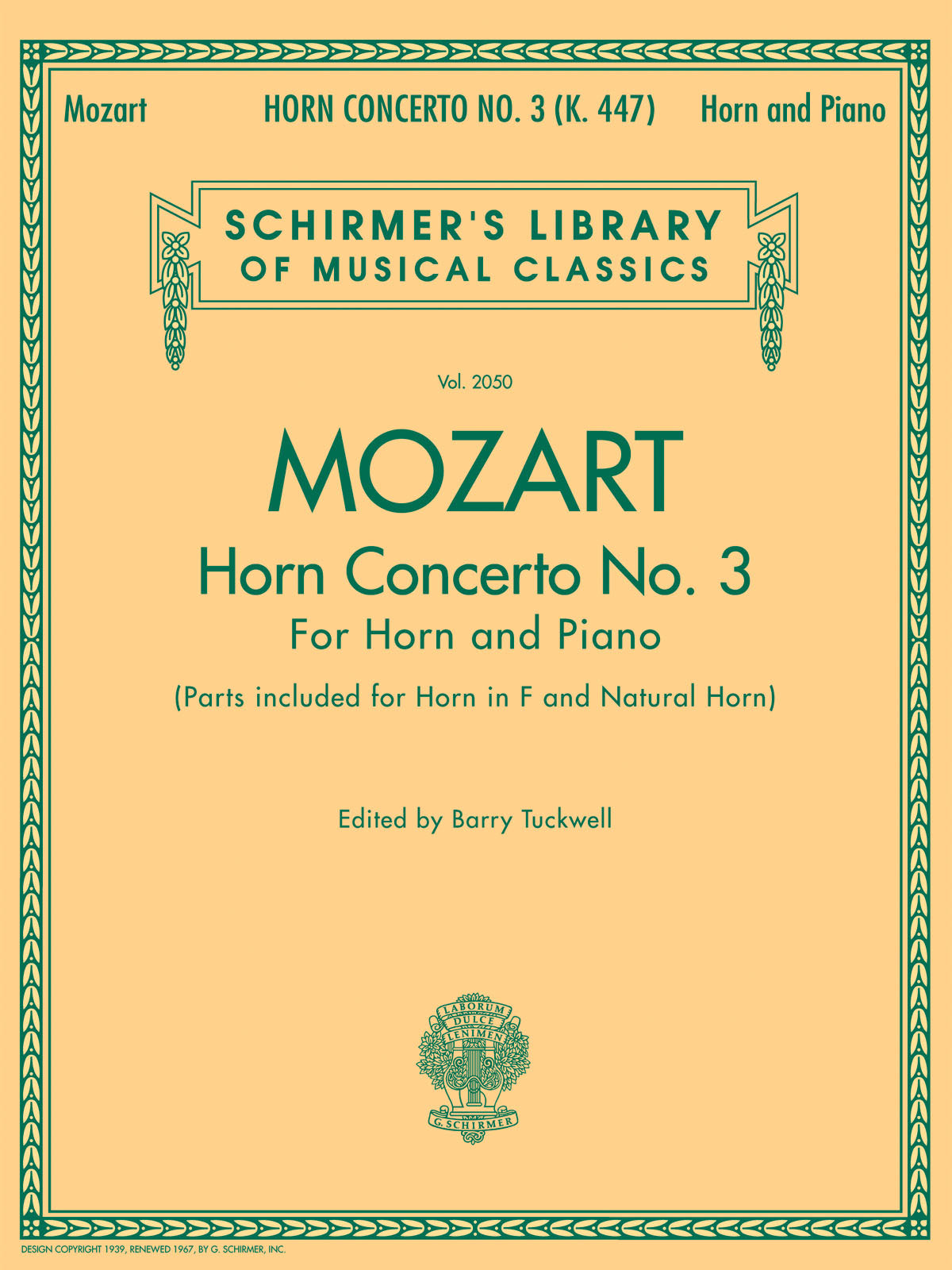 Mozart: Horn Concerto No.3
