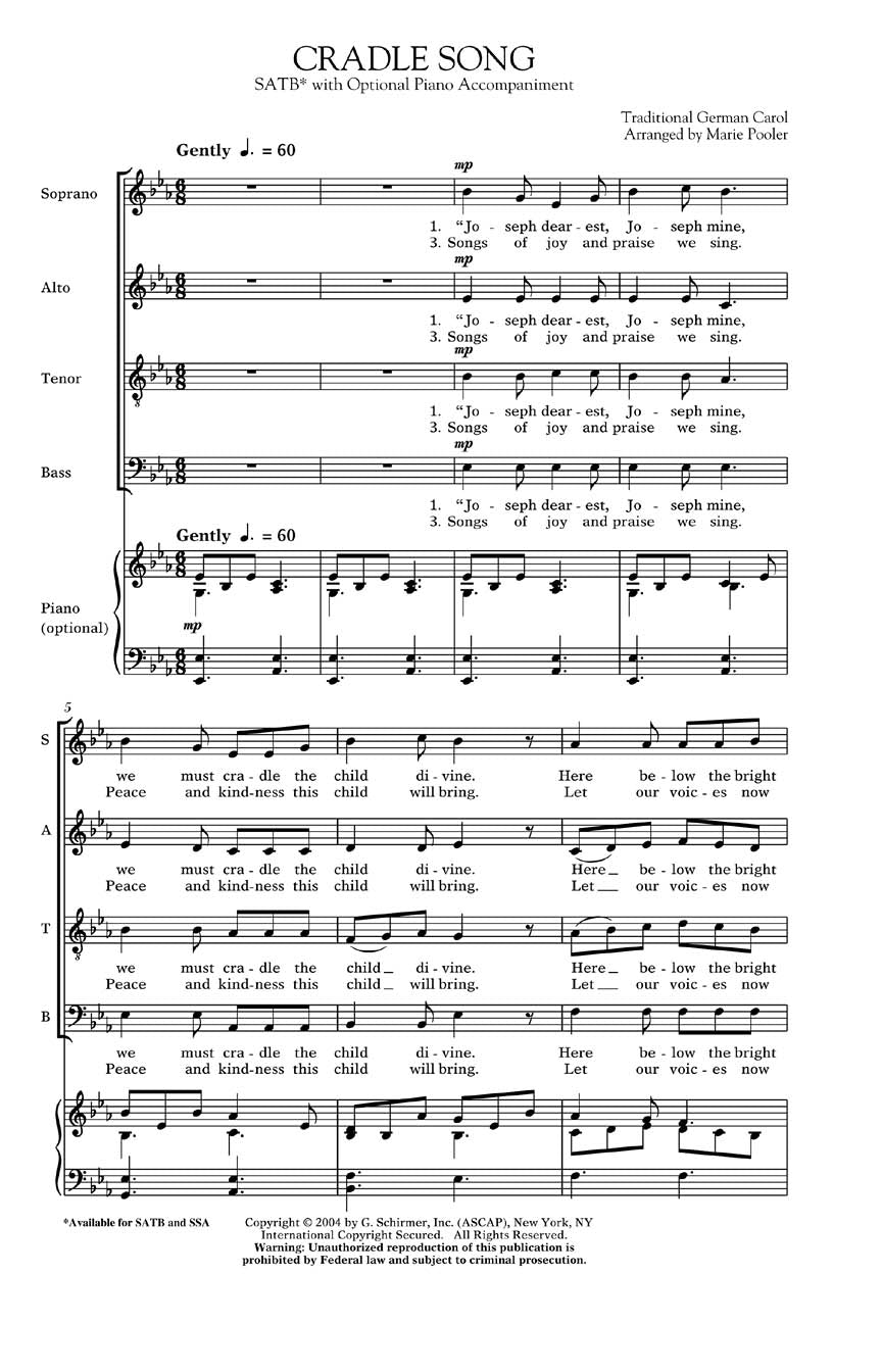 Traditional: Cradle Song