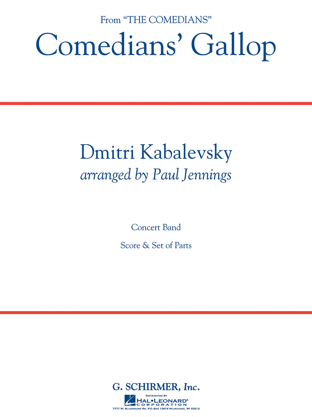 Kabalevsky: Comedians' Gallop