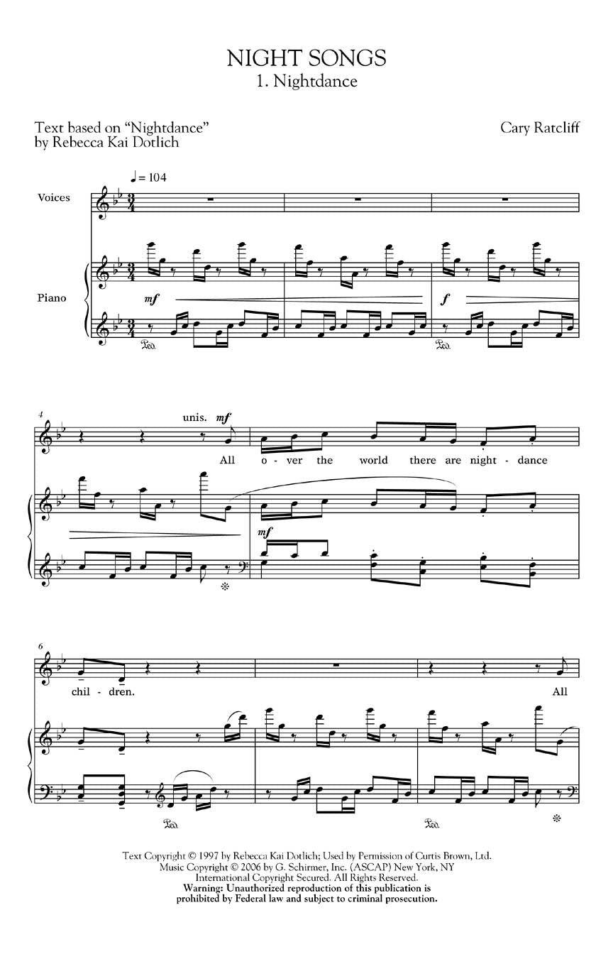 Ratcliff: Night Songs