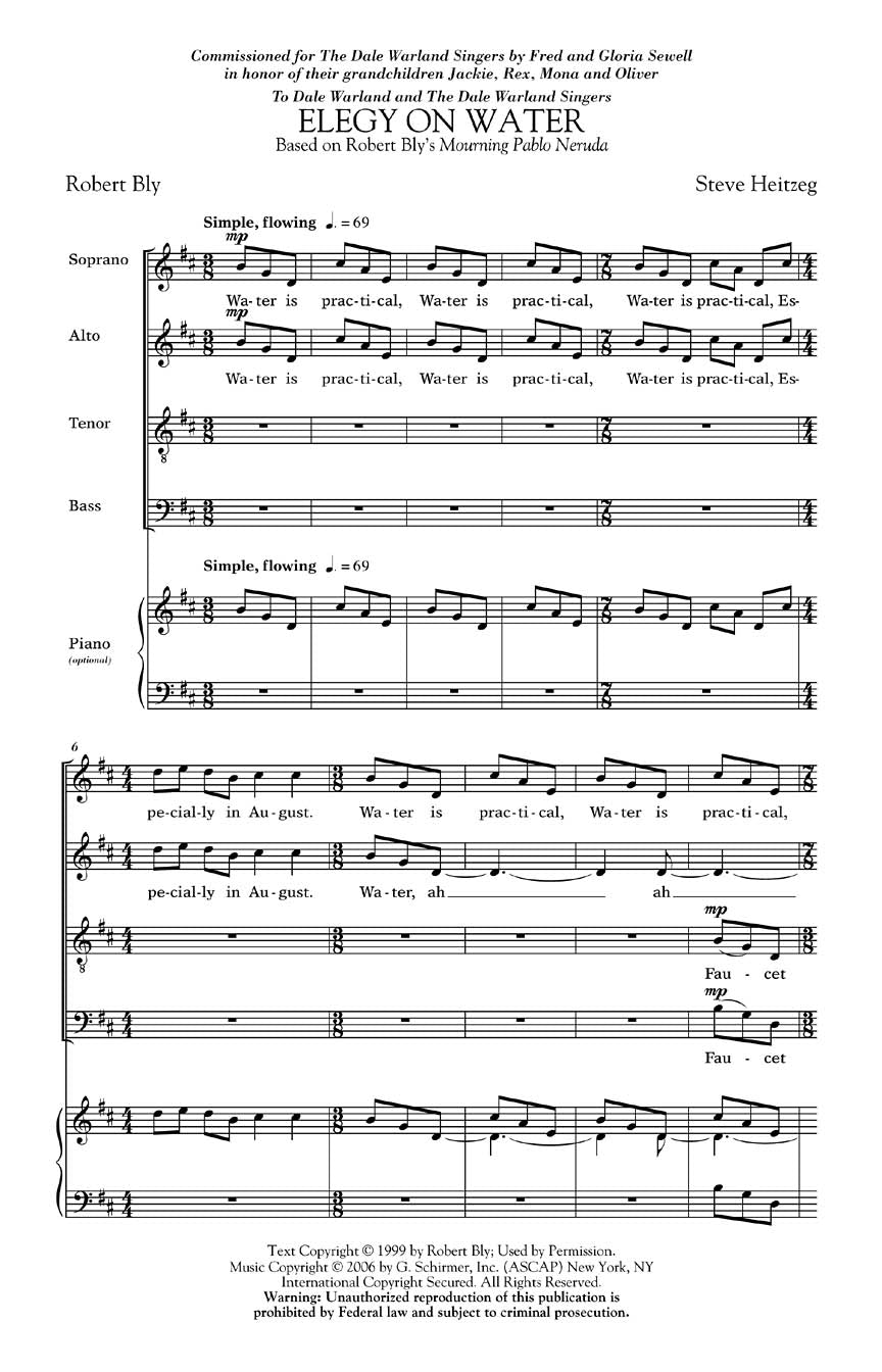 Heitzeg: Elegy on Water