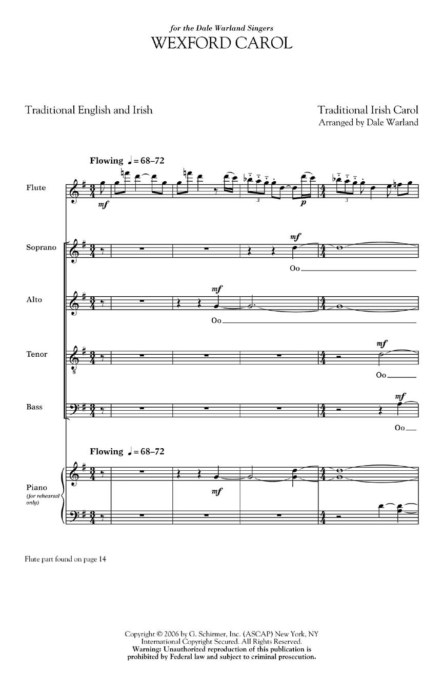 Traditional: Wexford Carol