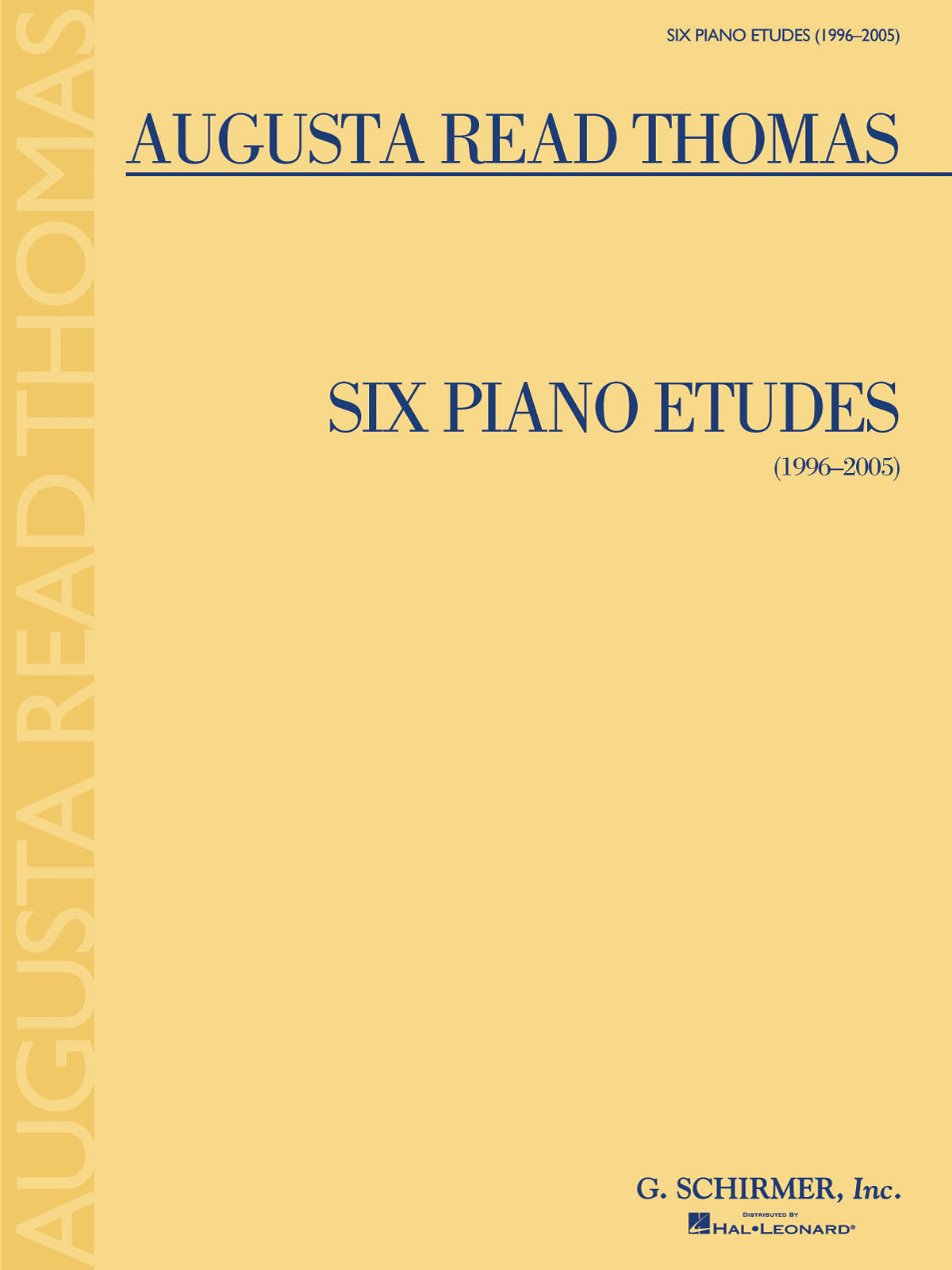 Thomas: 6 Piano Etudes (1996-2005)