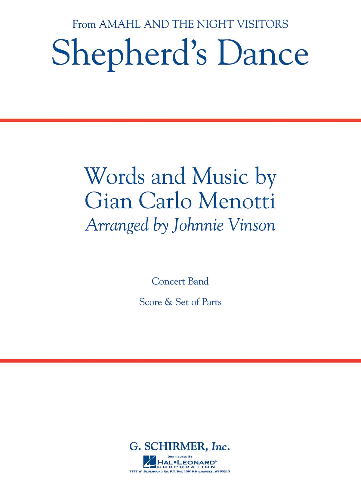 Menotti: Shepherd's Dance
