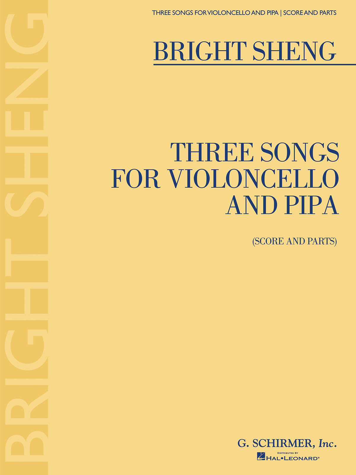 Sheng: Three Songs for Violoncello and Pipa